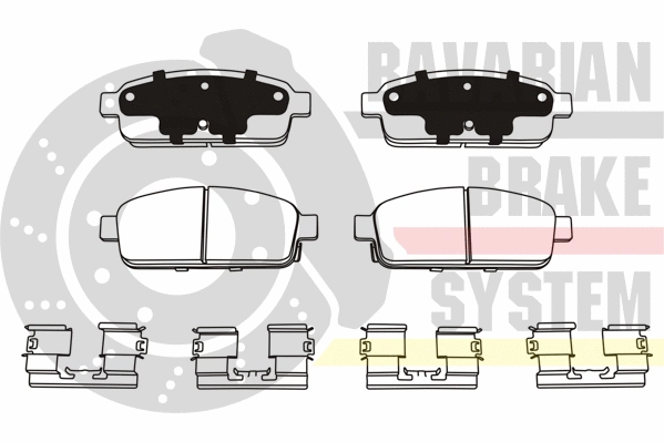 Brake Pad Set, disc brake (K6072642)