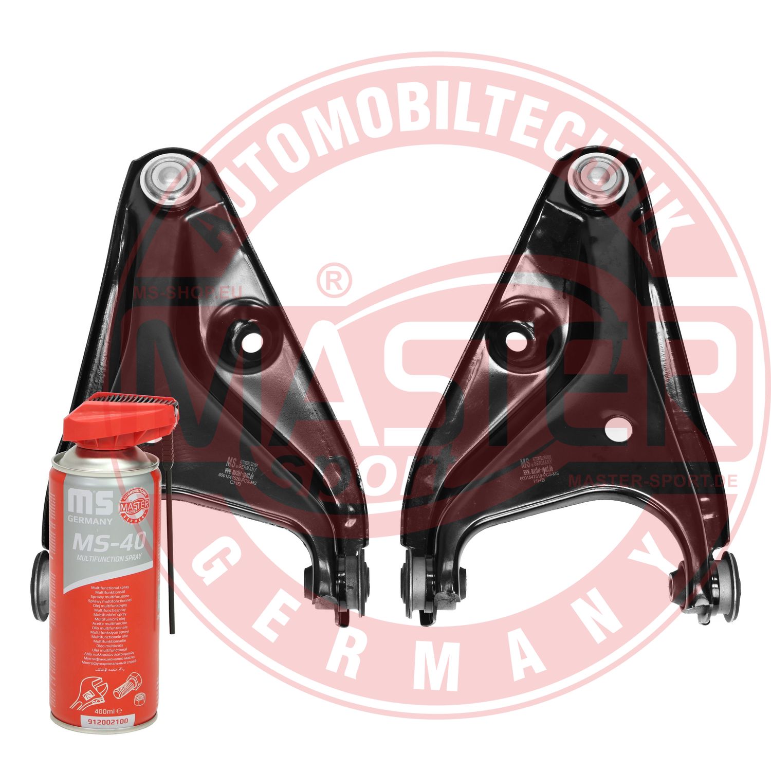 Control/Trailing Arm Kit, wheel suspension (36823/1-SET-MSP)