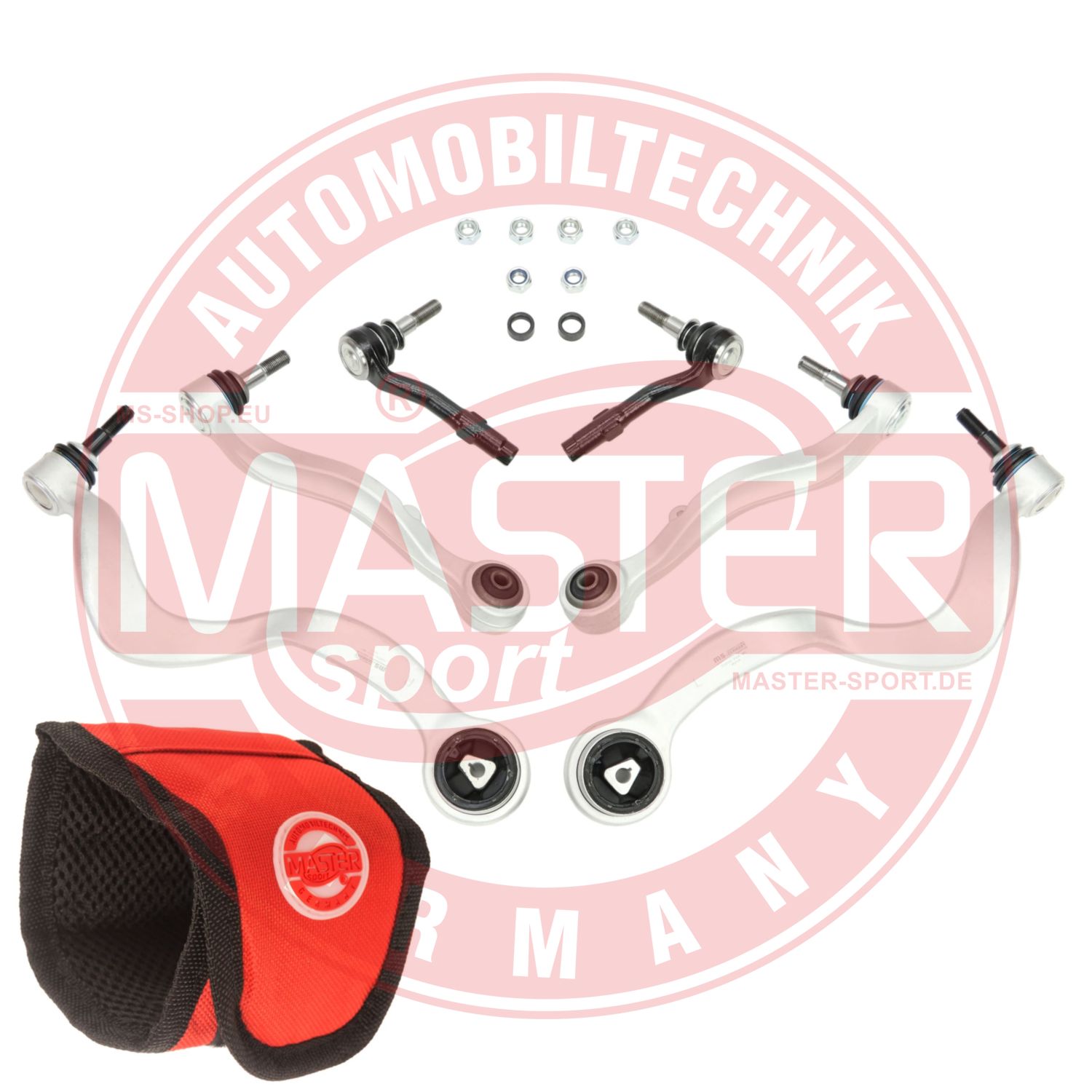 Control/Trailing Arm Kit, wheel suspension (36818/8-SET-MSM)