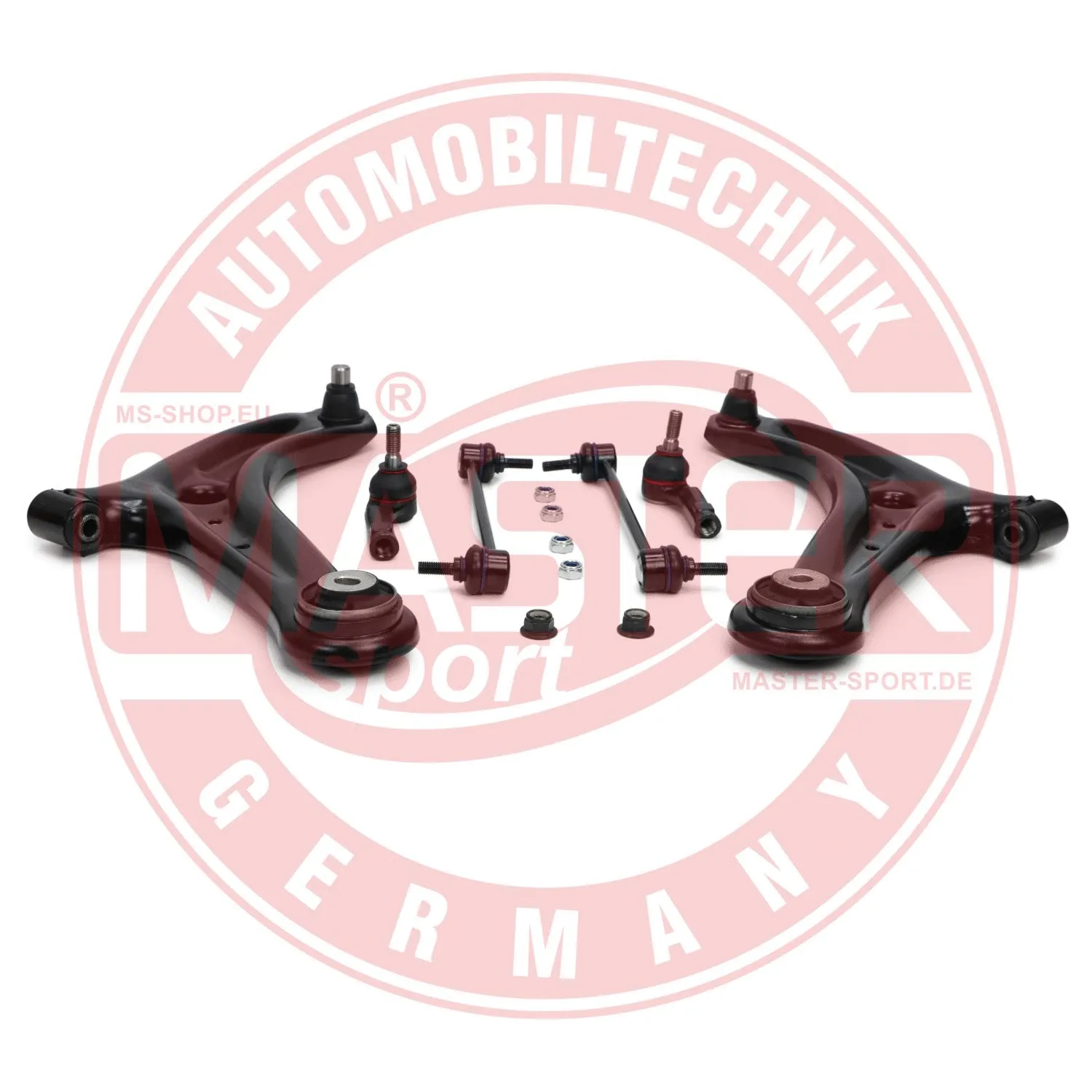 Control/Trailing Arm Kit, wheel suspension (37049/1-KIT-MS)
