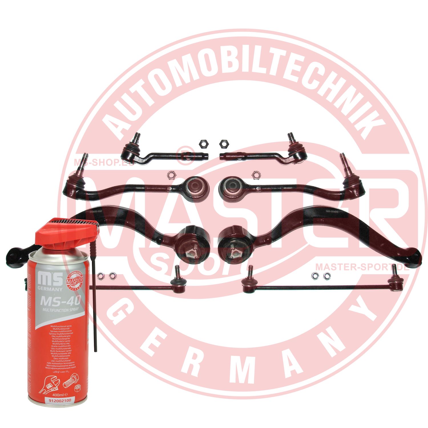 Control/Trailing Arm Kit, wheel suspension (36805-SET-MSP)