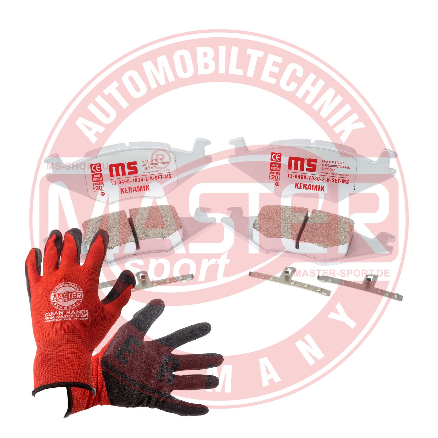 Brake Pad Set, disc brake (13046070302K-SET-MSP)