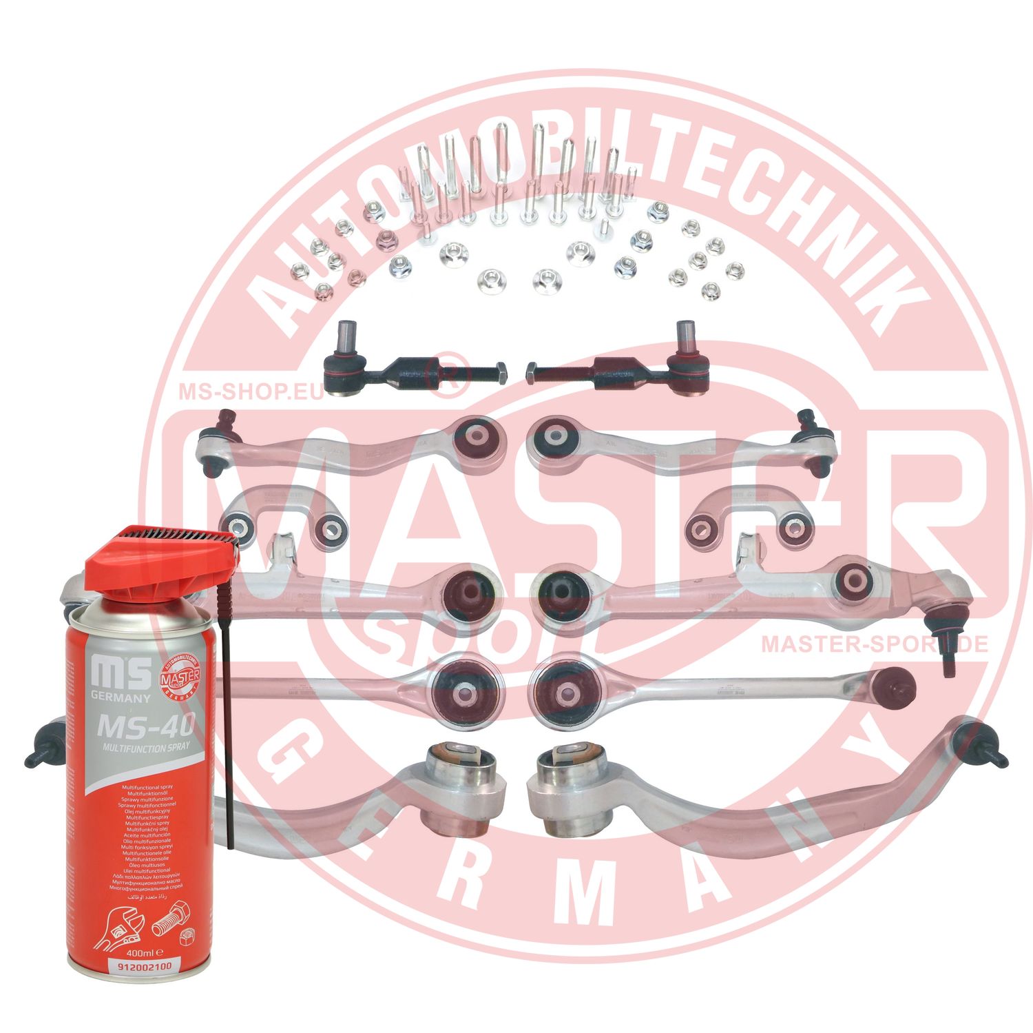 Control/Trailing Arm Kit, wheel suspension (36850-KIT-MSP)