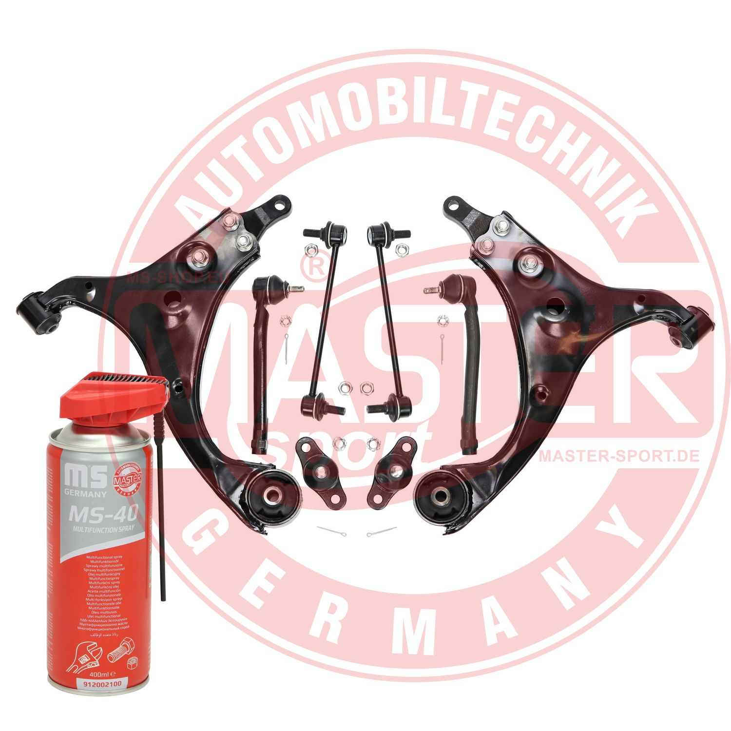 Control/Trailing Arm Kit, wheel suspension (36958/1-KIT-MSP)