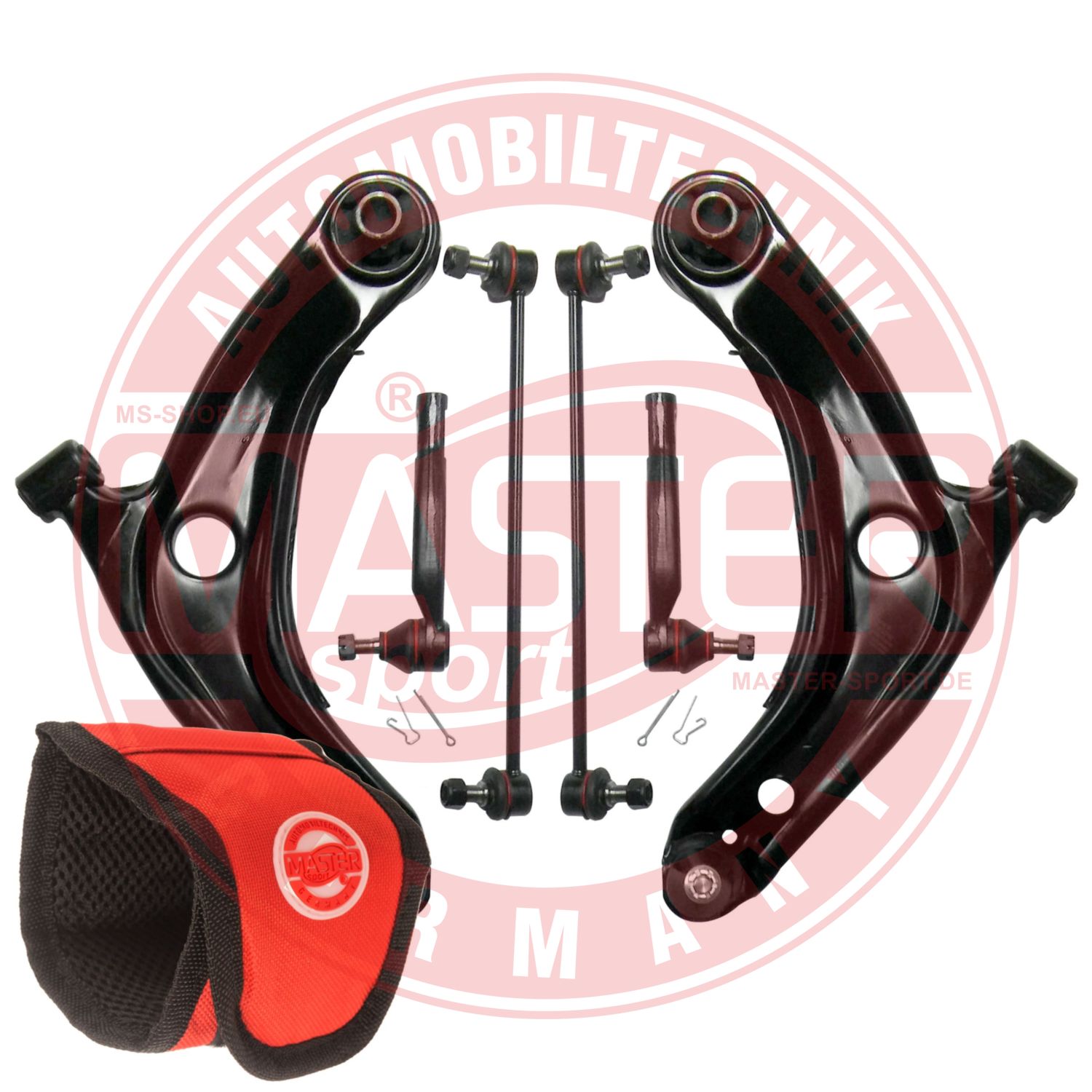 Control/Trailing Arm Kit, wheel suspension (36896-KIT-MSM)