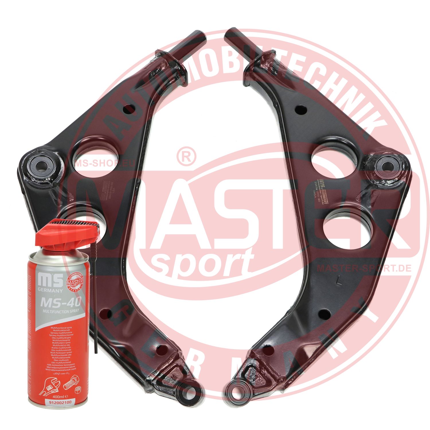 Control/Trailing Arm Kit, wheel suspension (36949/3-KIT-MSP)