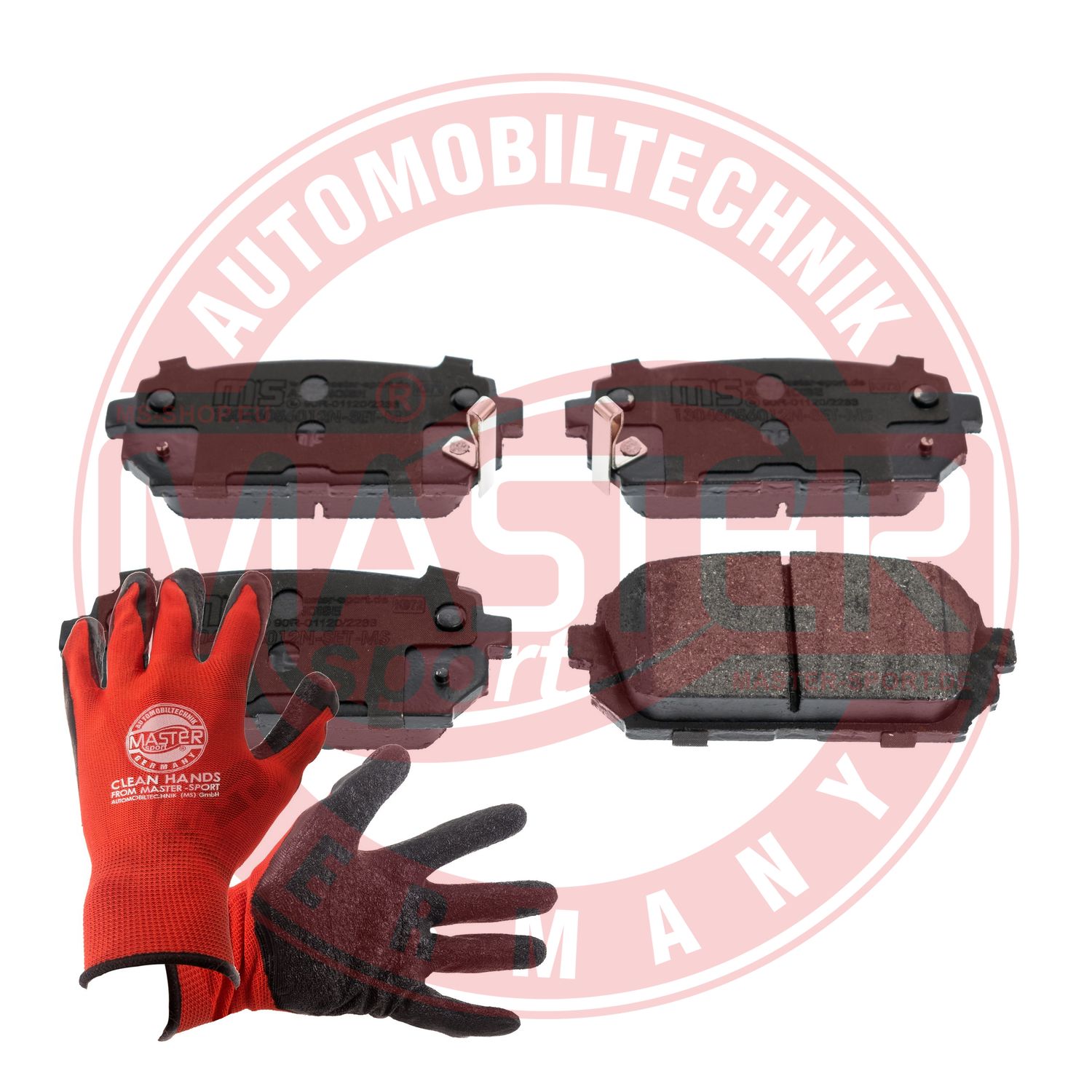 Brake Pad Set, disc brake (13046056012N-SET-MSP)