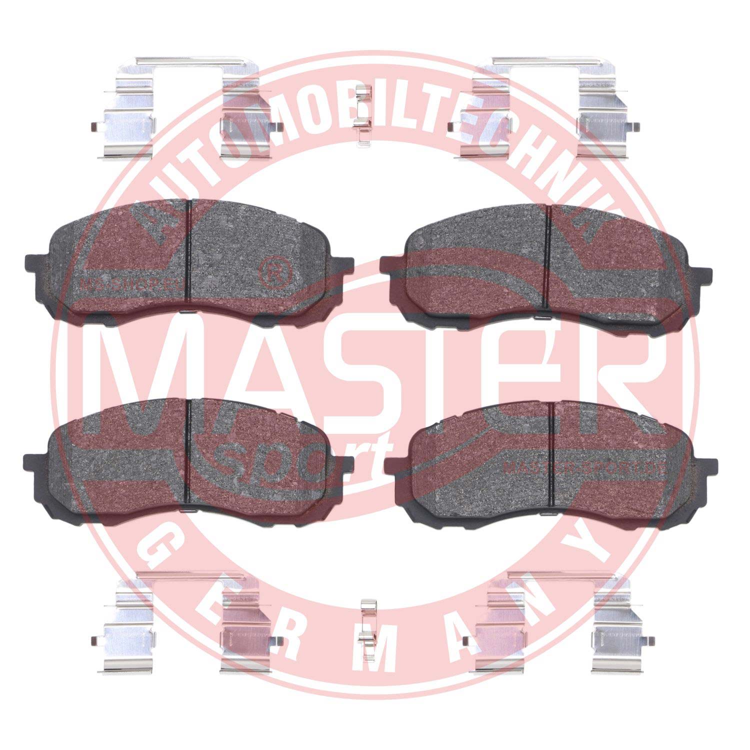 Brake Pad Set, disc brake (13046057932N-SET-MS)