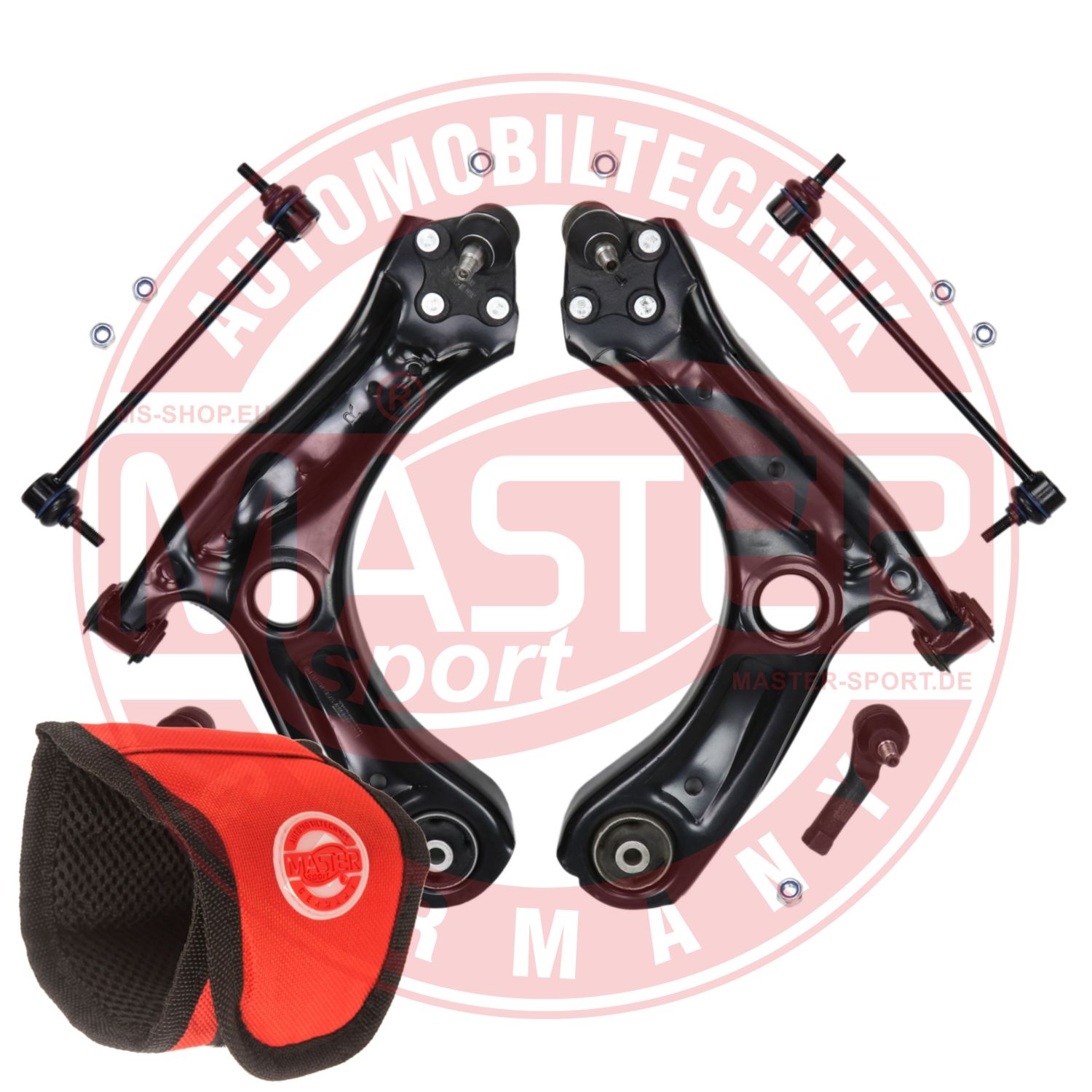 Control/Trailing Arm Kit, wheel suspension (36993/1-KIT-MSM)