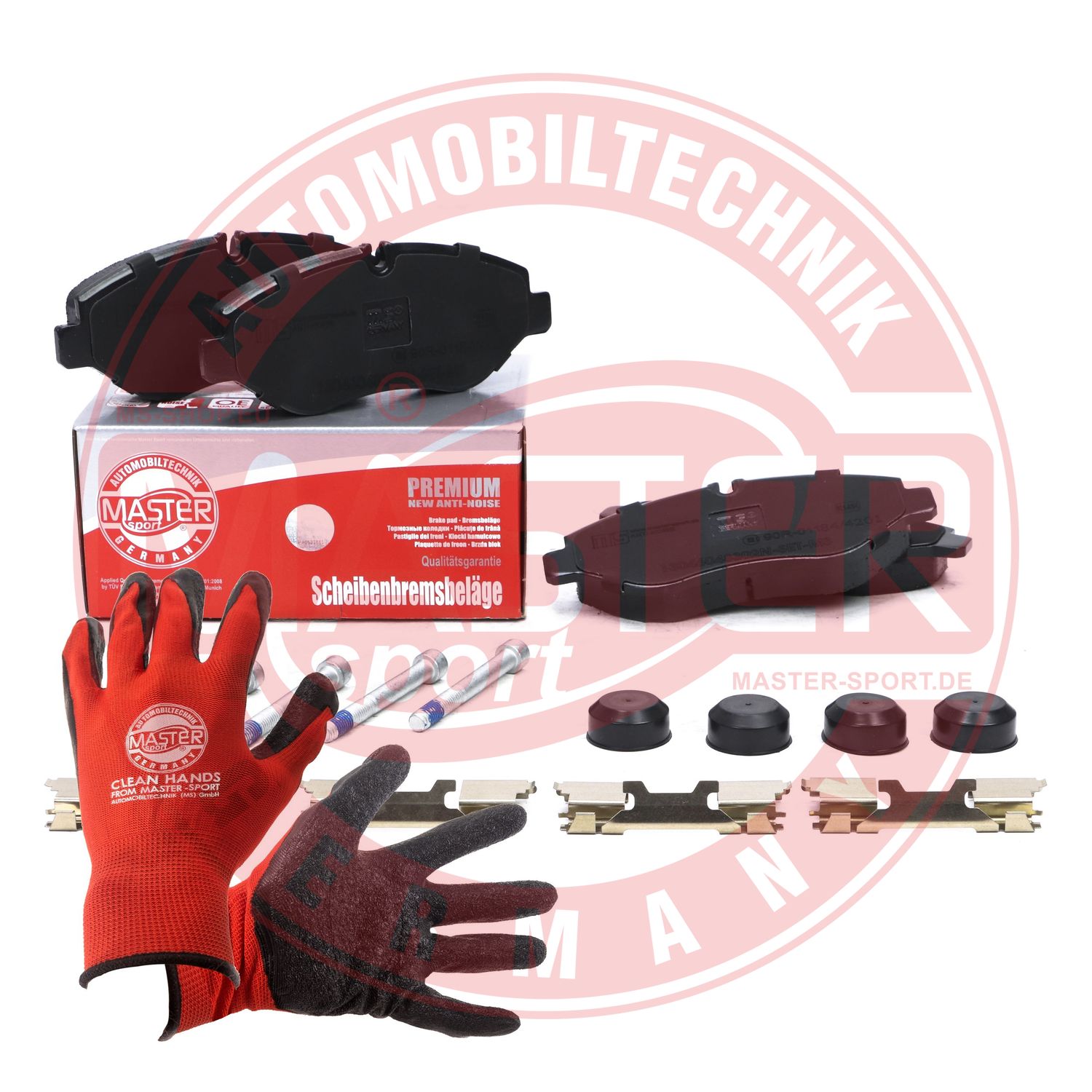 Brake Pad Set, disc brake (13046048302N-SET-MSP)