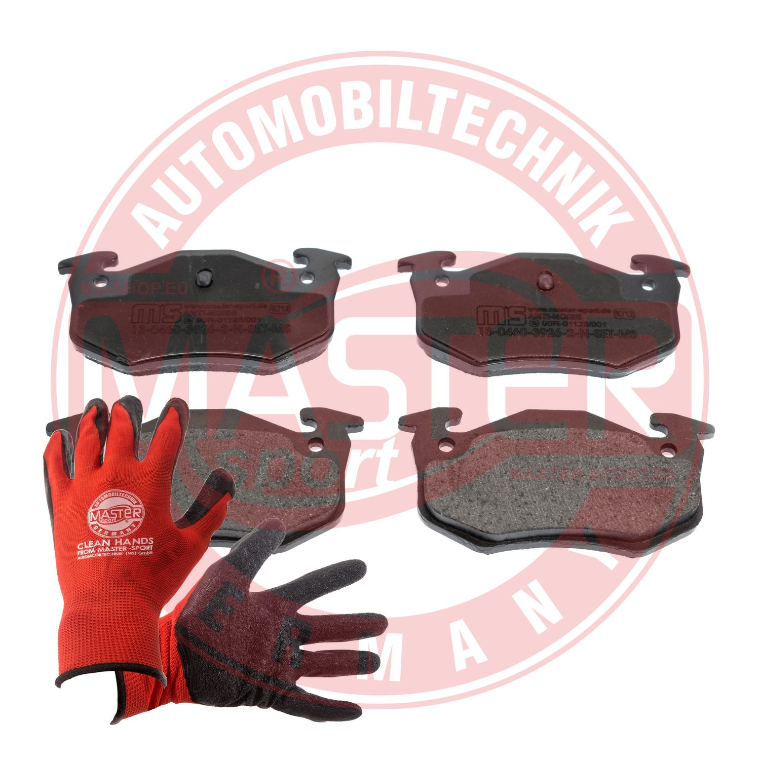 Brake Pad Set, disc brake (13046039262N-SET-MSP)
