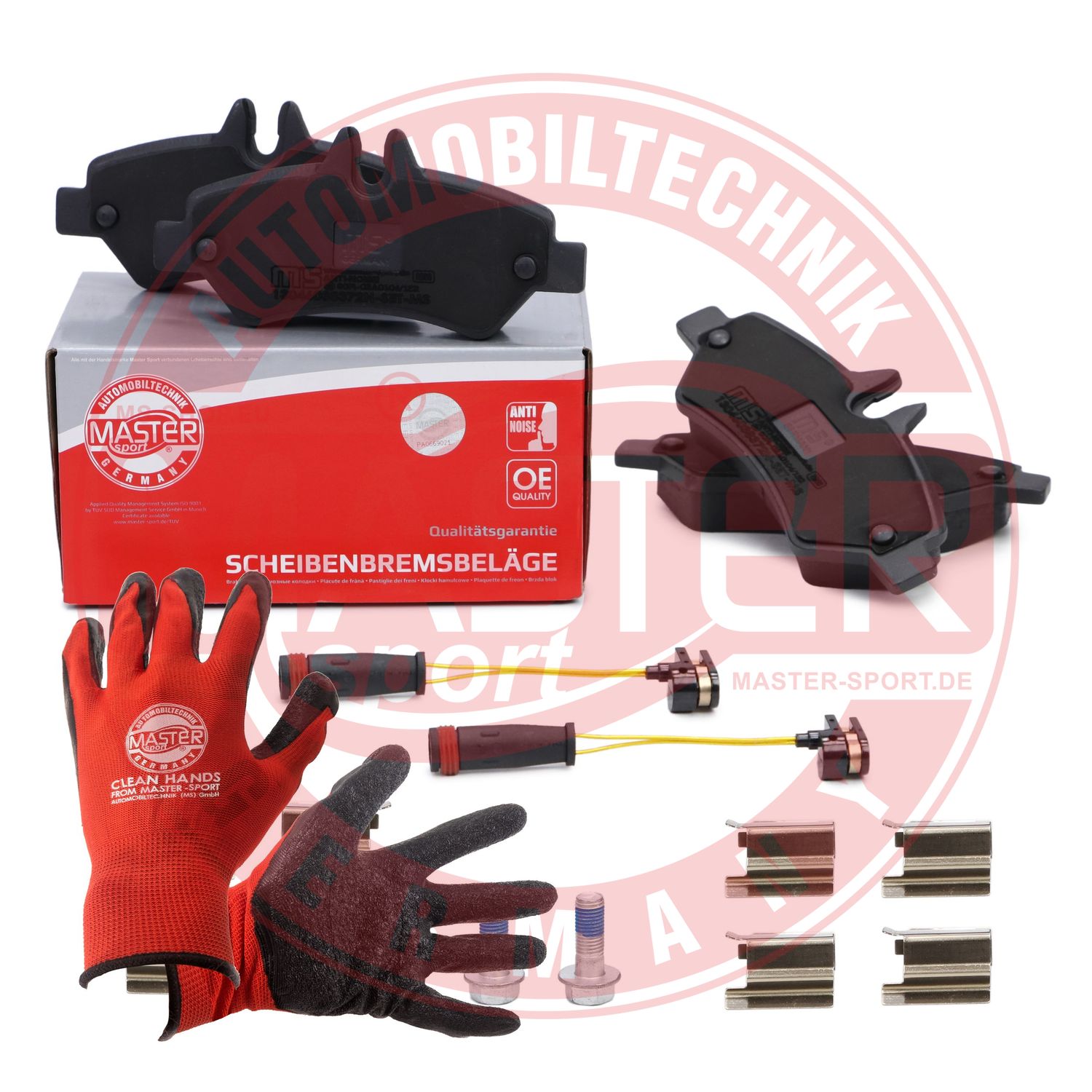 Brake Pad Set, disc brake (13046038372N-SET-MSP)