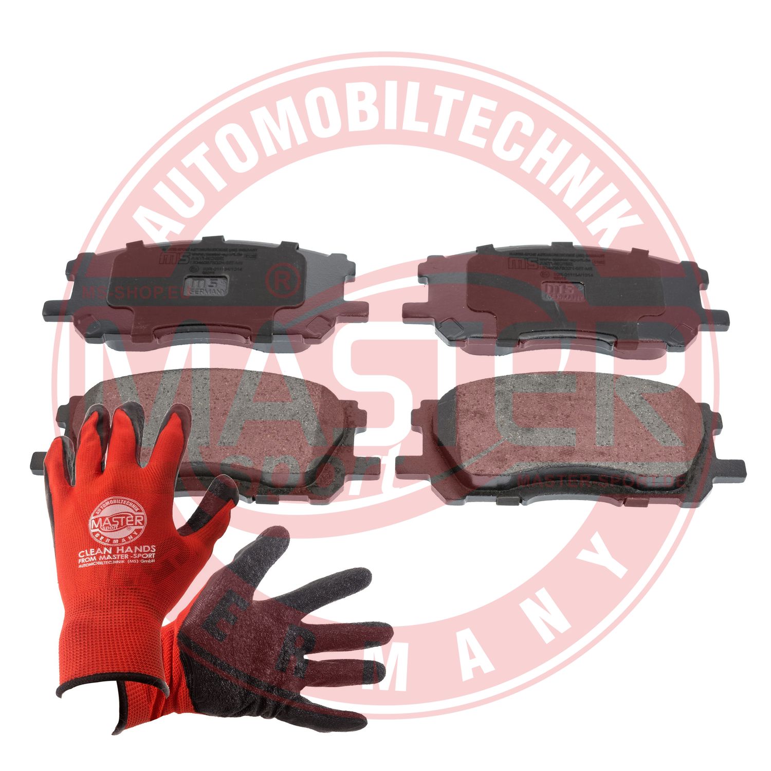 Brake Pad Set, disc brake (13046057502N-SET-MSP)