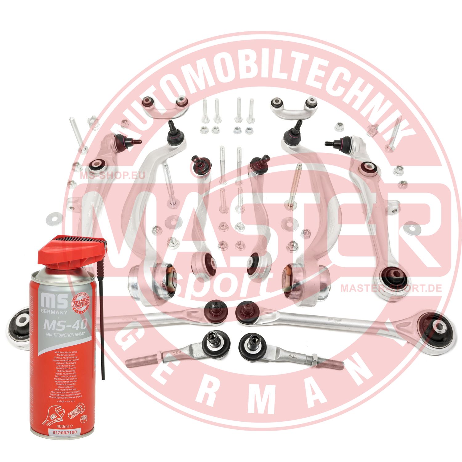 Control/Trailing Arm Kit, wheel suspension (36848-KIT-MSP)