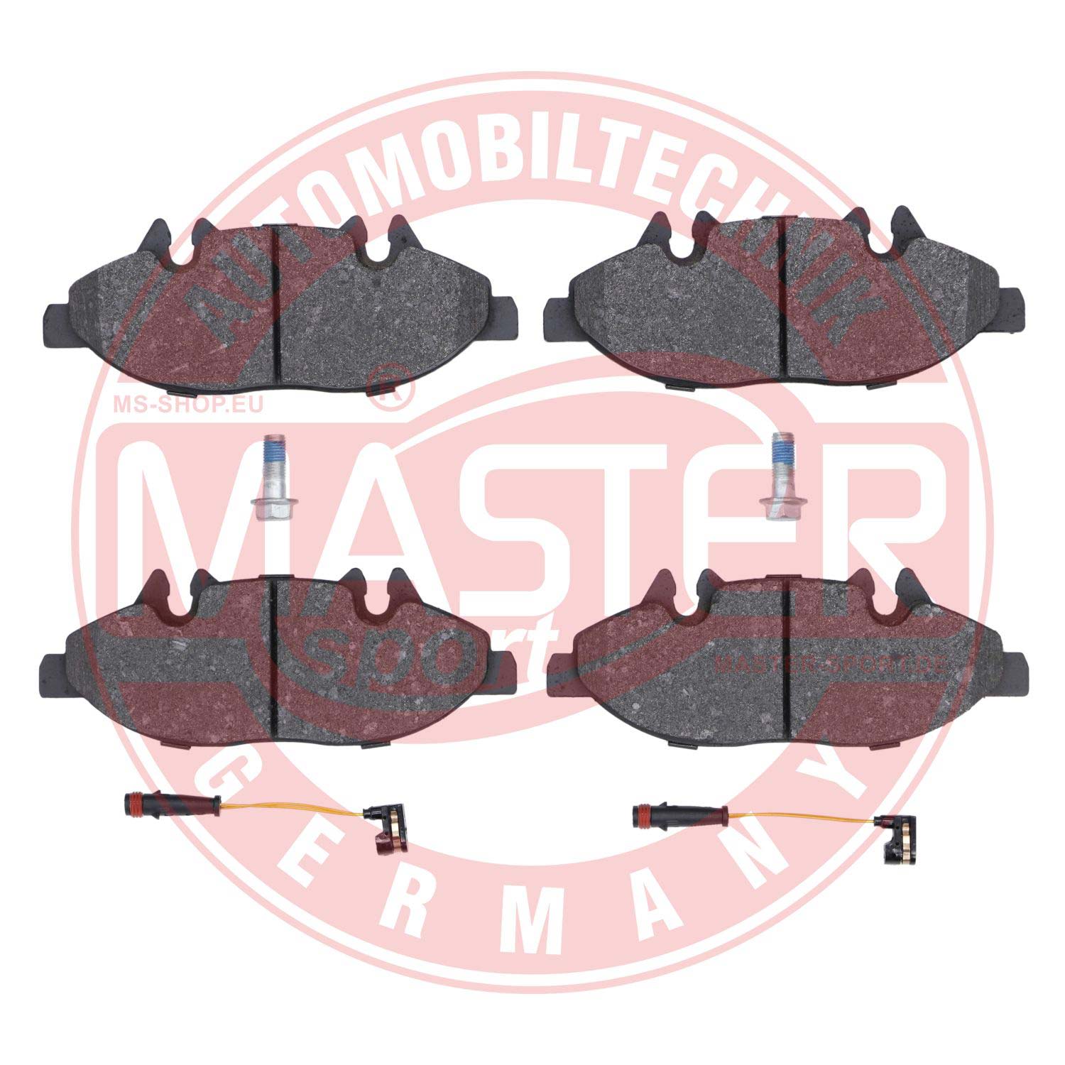 Brake Pad Set, disc brake (13046038192N-SET-MS)