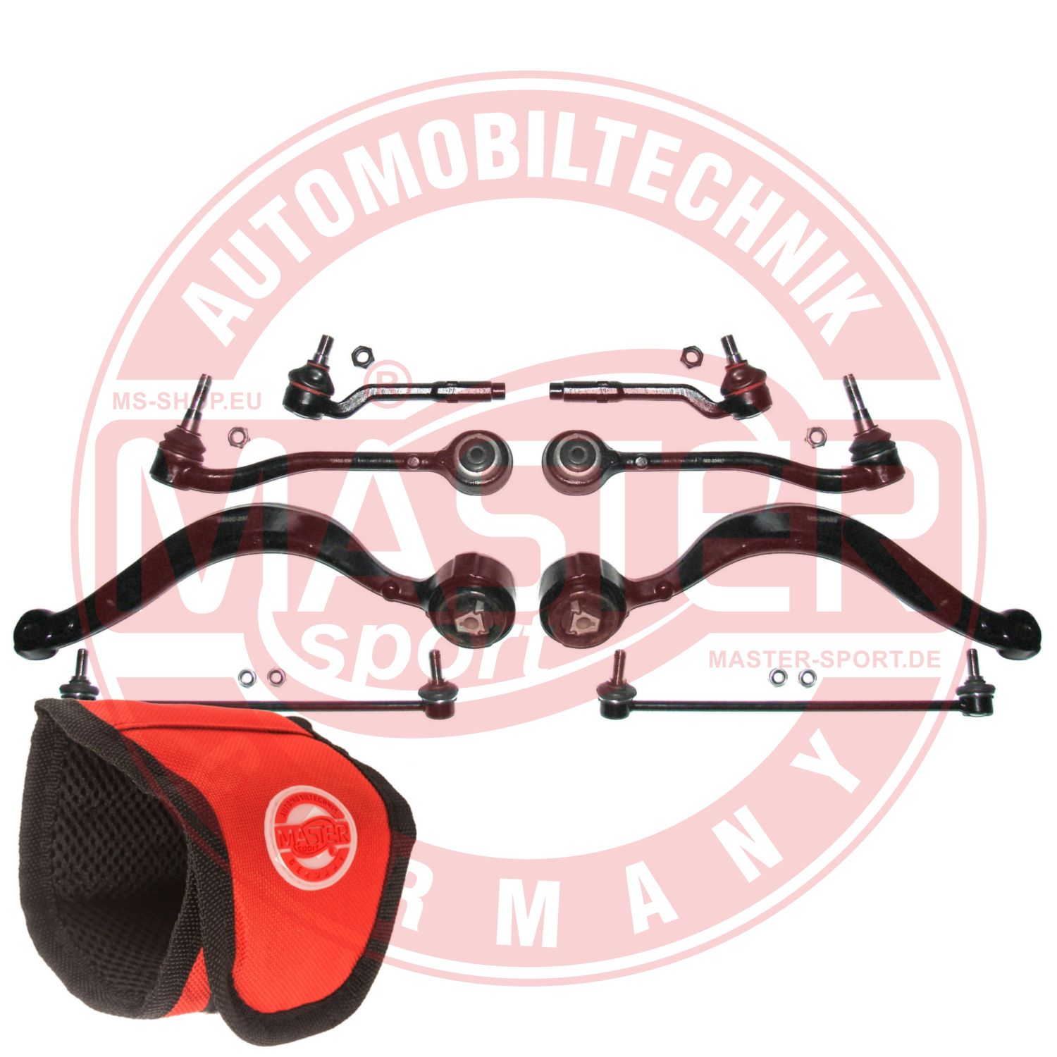 Control/Trailing Arm Kit, wheel suspension (36804-SET-MSM)