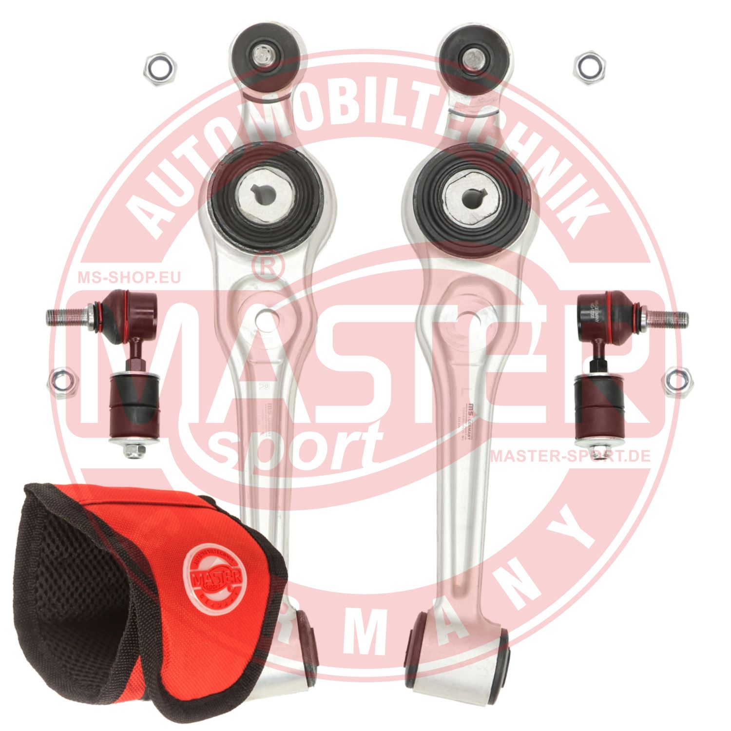 Control/Trailing Arm Kit, wheel suspension (37140/1-KIT-MSM)