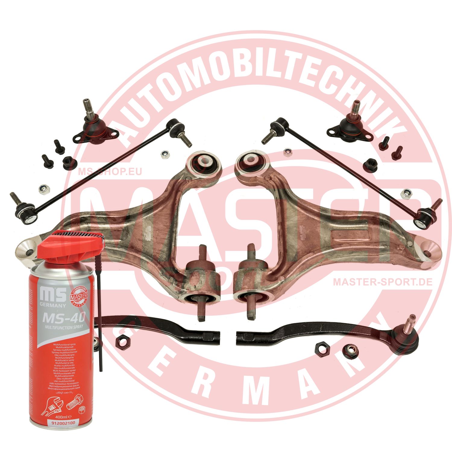 Control/Trailing Arm Kit, wheel suspension (37001-KIT-MSP)