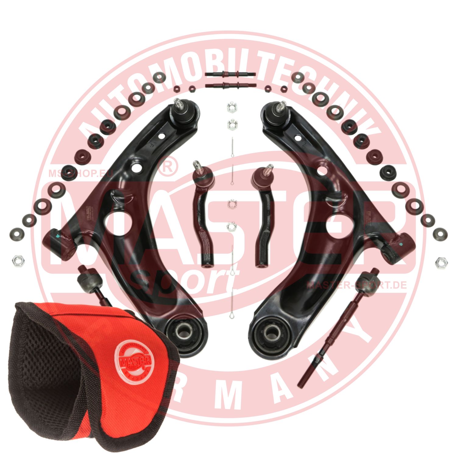 Control/Trailing Arm Kit, wheel suspension (36901/1-KIT-MSM)