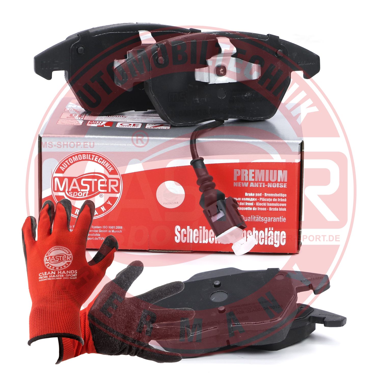 Brake Pad Set, disc brake (13046071842N-SET-MSP)