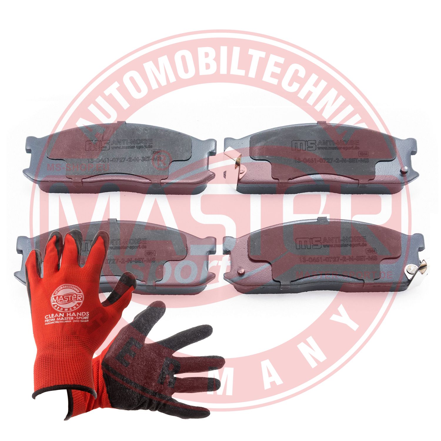 Brake Pad Set, disc brake (13046107272N-SET-MSP)