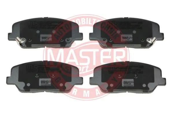 Brake Pad Set, disc brake (13046135822N-SET-MS)