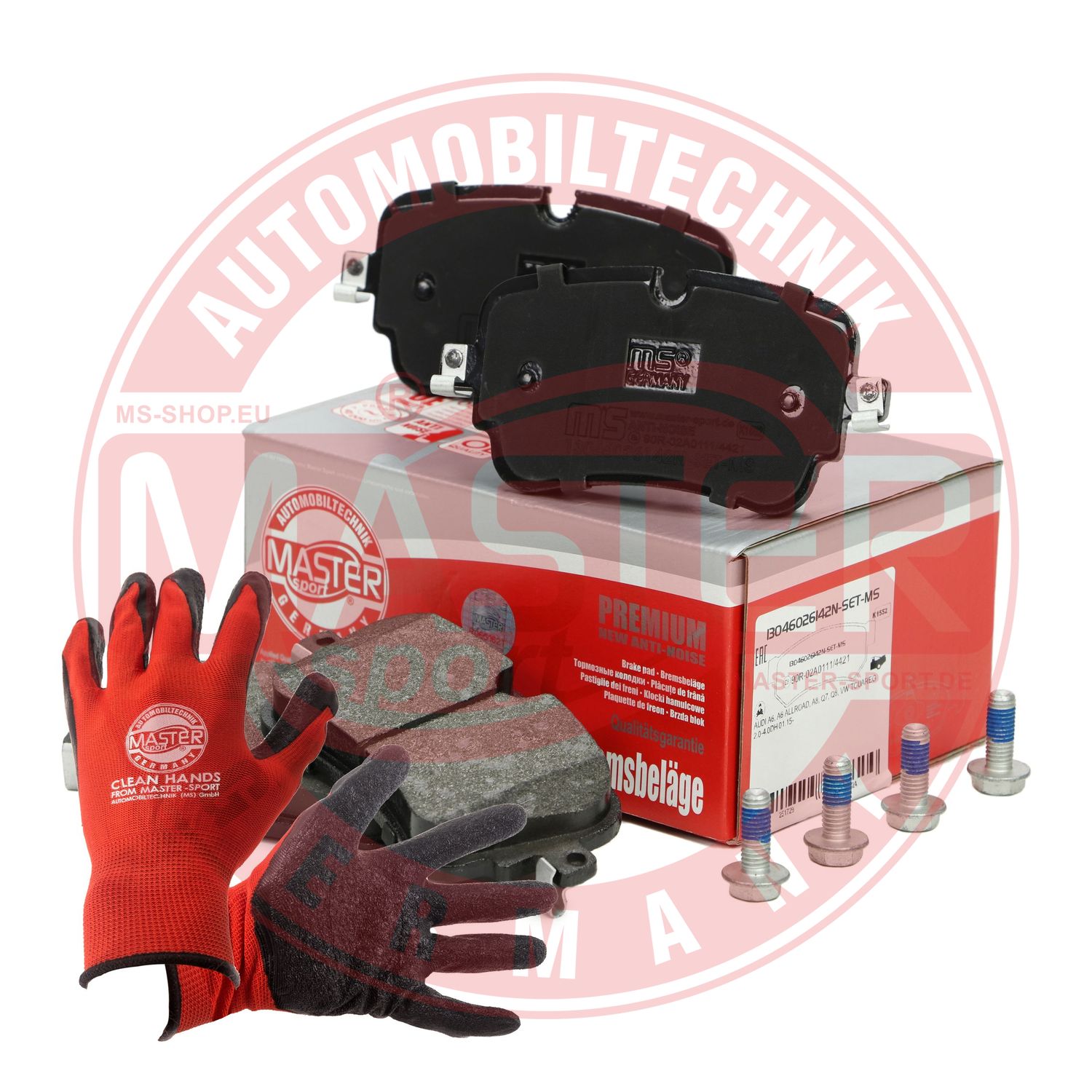 Brake Pad Set, disc brake (13046026142N-SET-MSP)