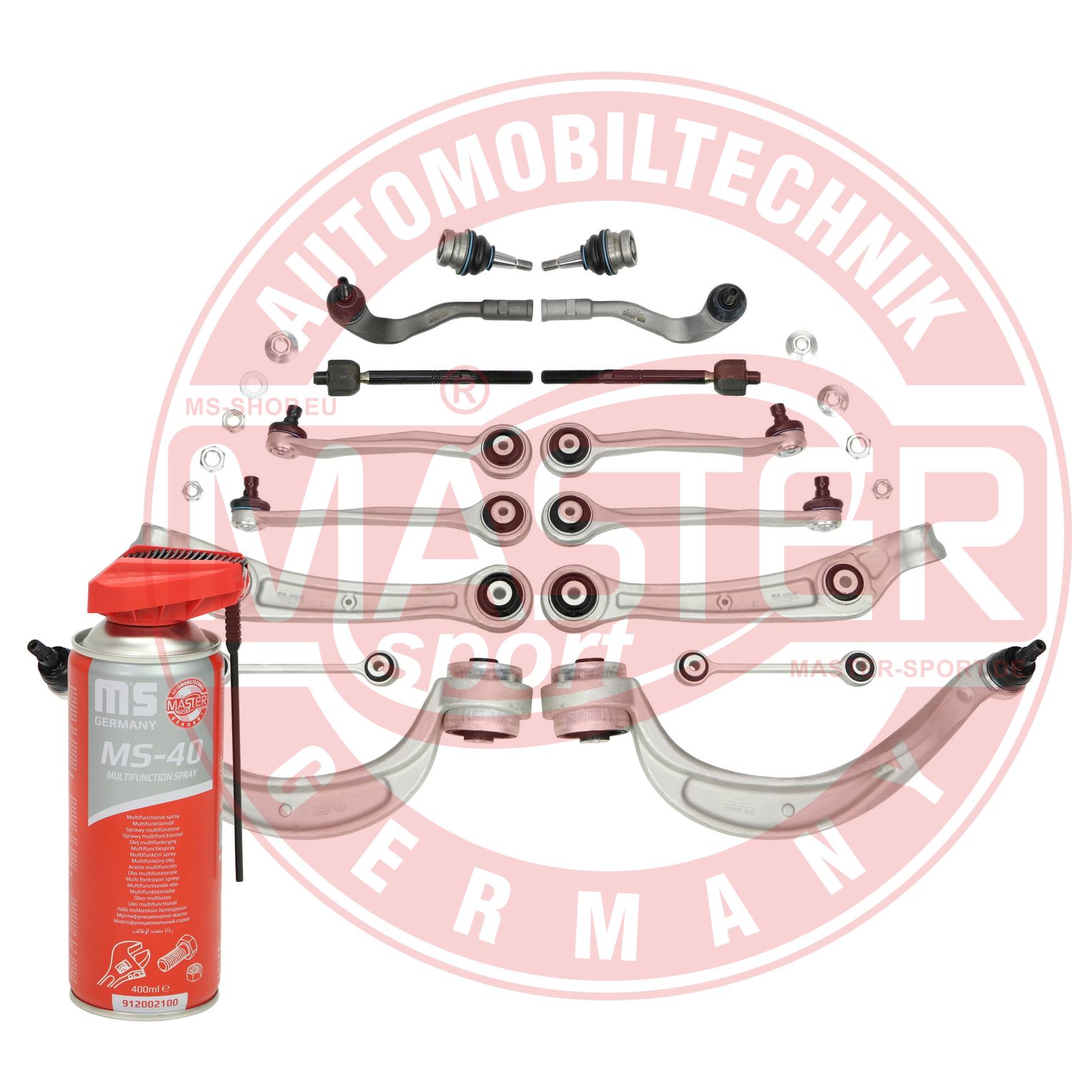 Control/Trailing Arm Kit, wheel suspension (37003/1-KIT-MSP)