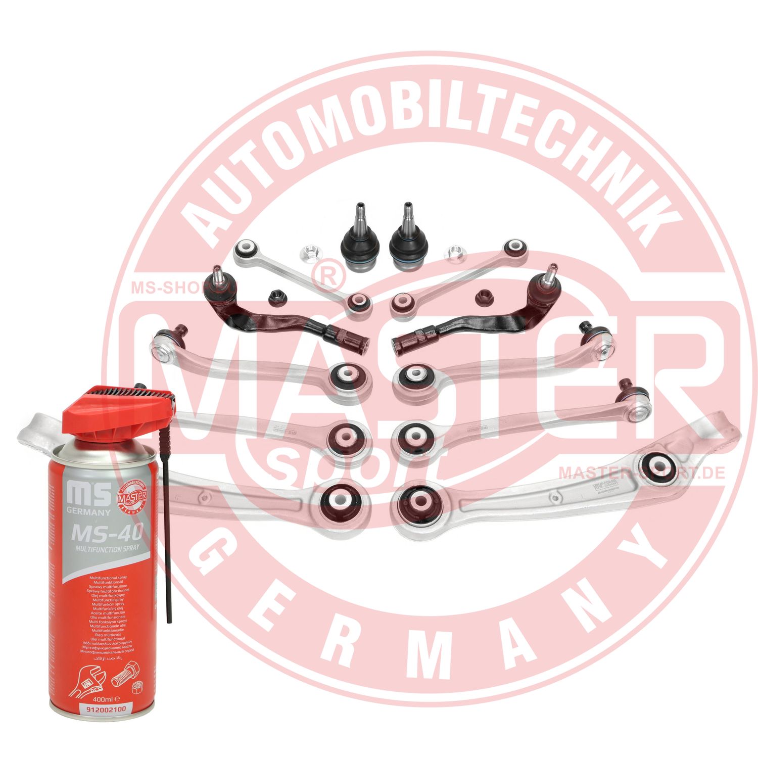 Control/Trailing Arm Kit, wheel suspension (36990/1-KIT-MSP)