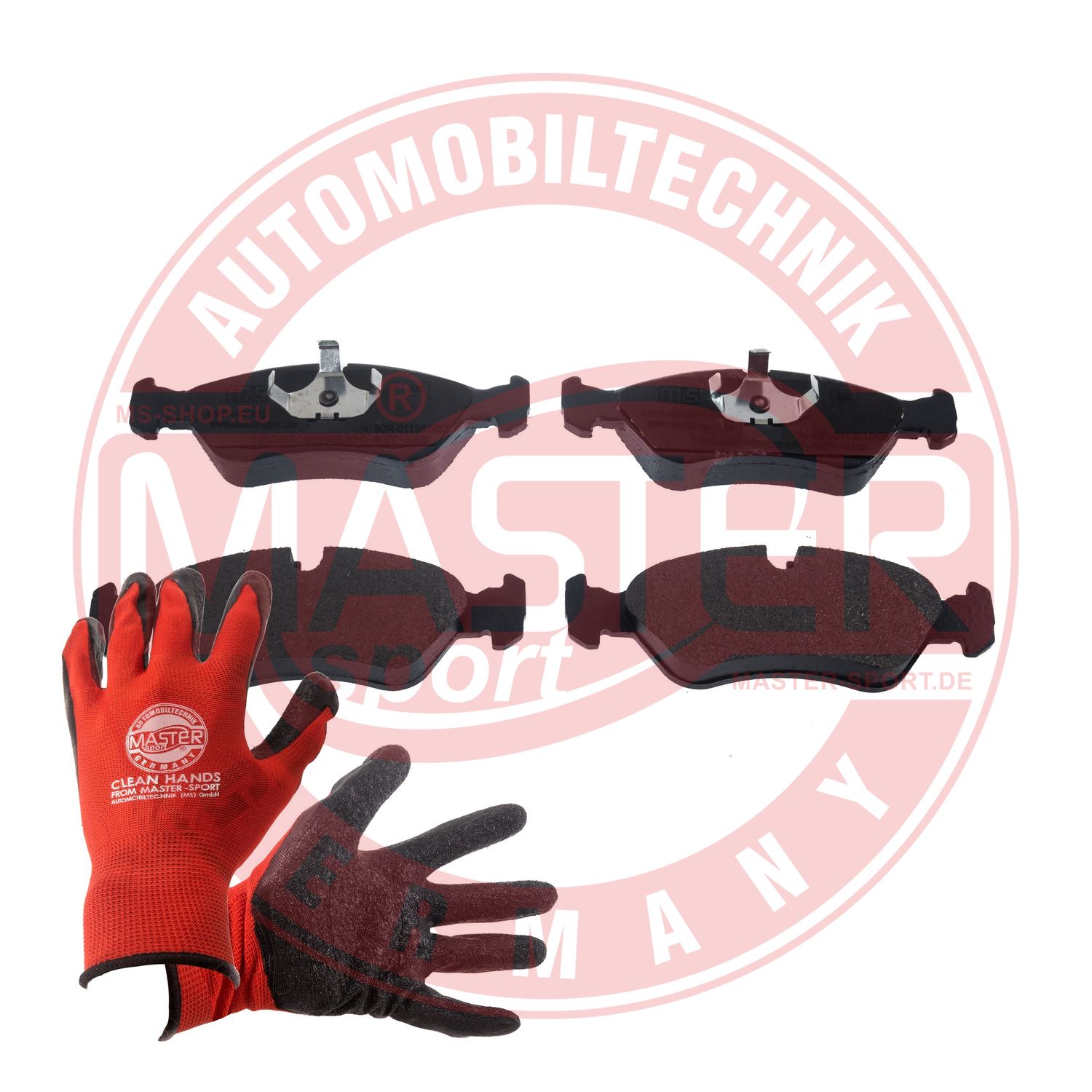 Brake Pad Set, disc brake (13046059252N-SET-MSP)