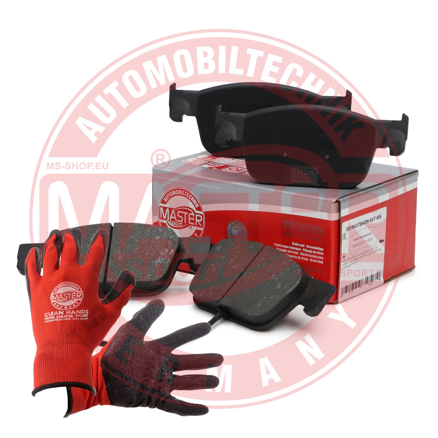 Brake Pad Set, disc brake (13046073142N-SET-MSP)