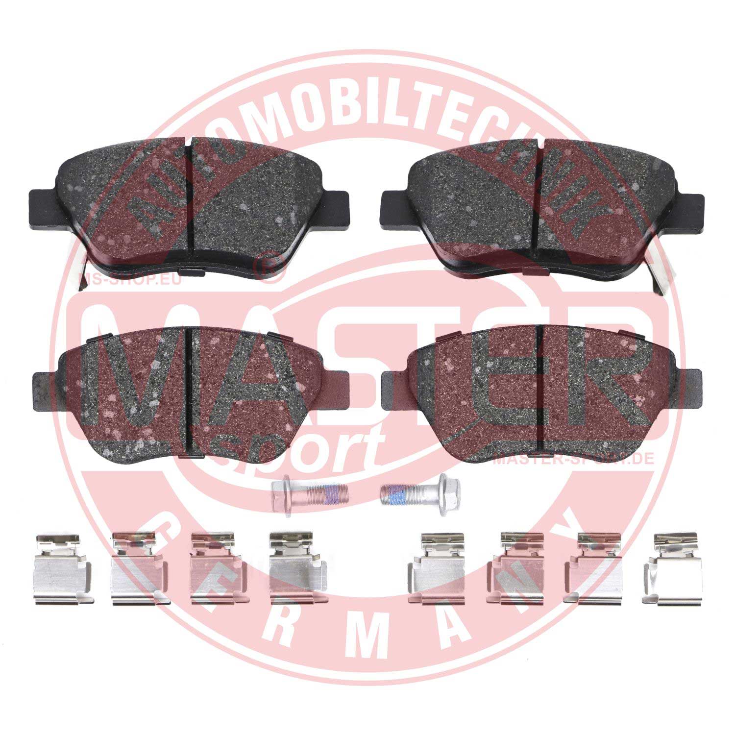 Brake Pad Set, disc brake (13046038392N-SET-MS)