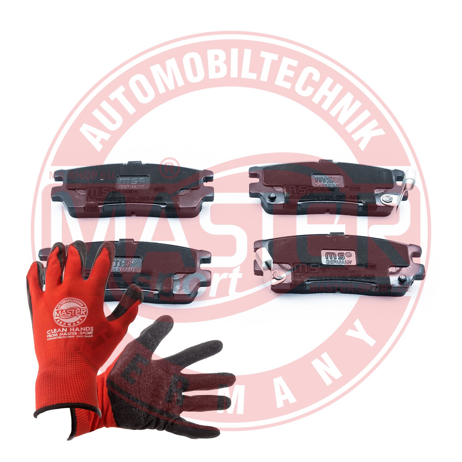 Brake Pad Set, disc brake (13046059812N-SET-MSP)