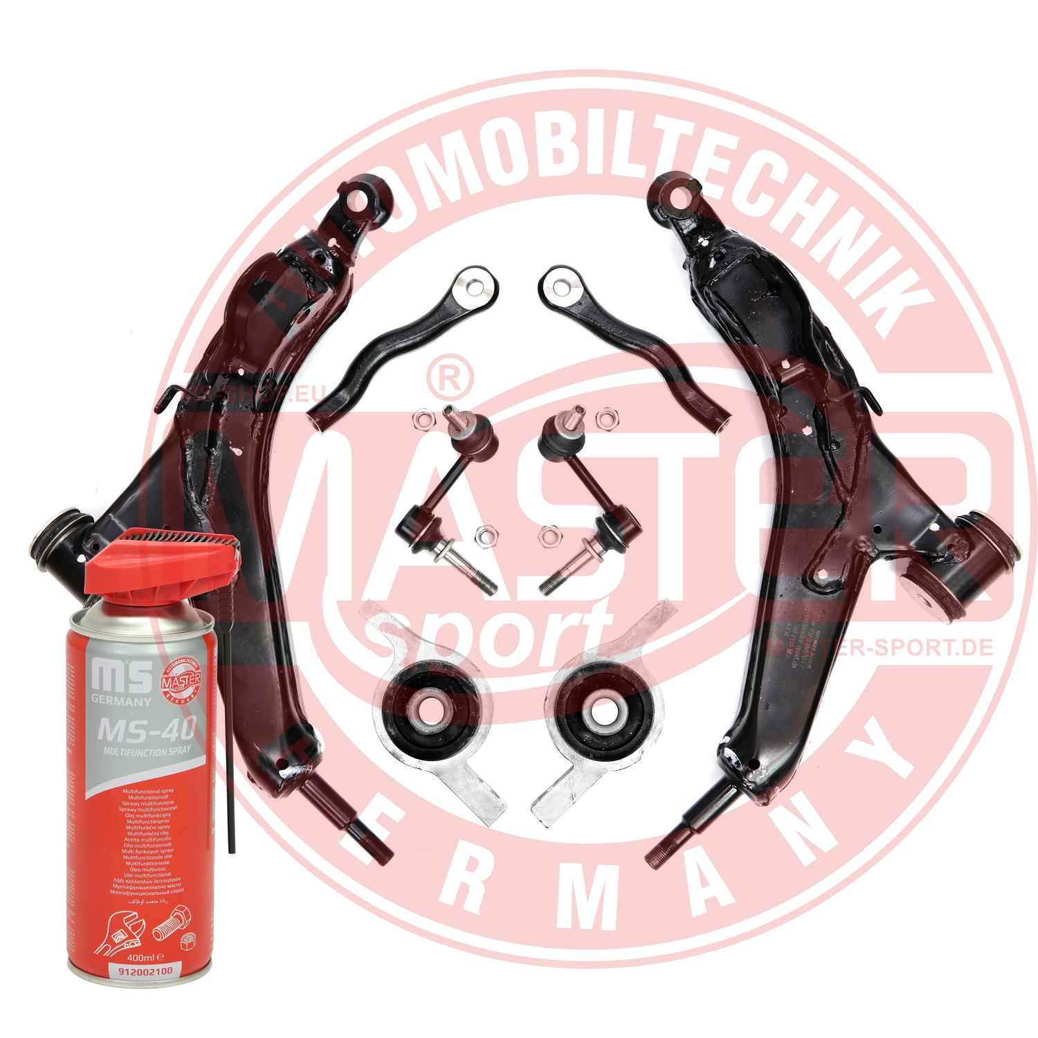 Control/Trailing Arm Kit, wheel suspension (36950-KIT-MSP)
