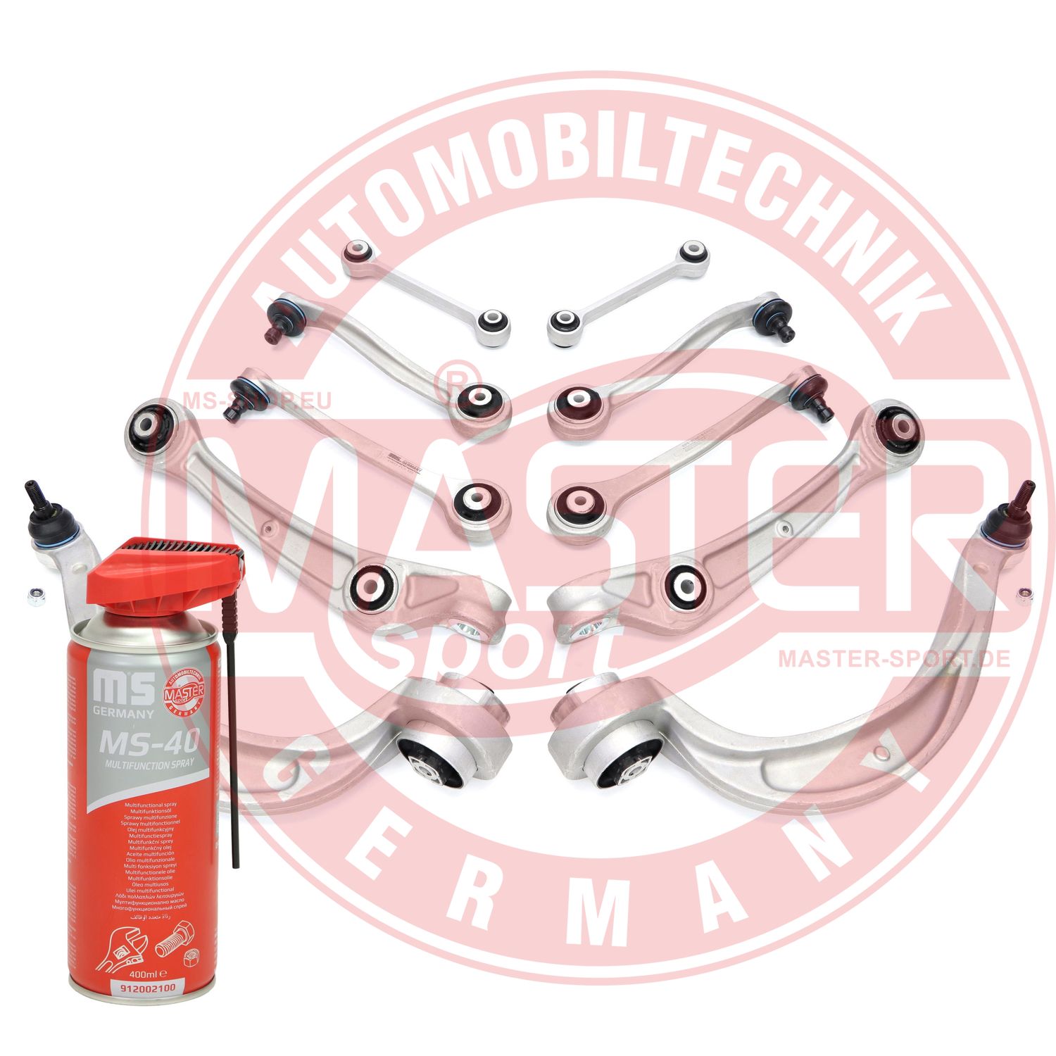 Control/Trailing Arm Kit, wheel suspension (36797/1-SET-MSP)