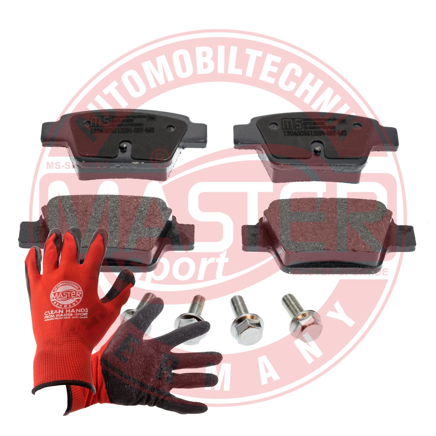 Brake Pad Set, disc brake (13046038122N-SET-MSP)