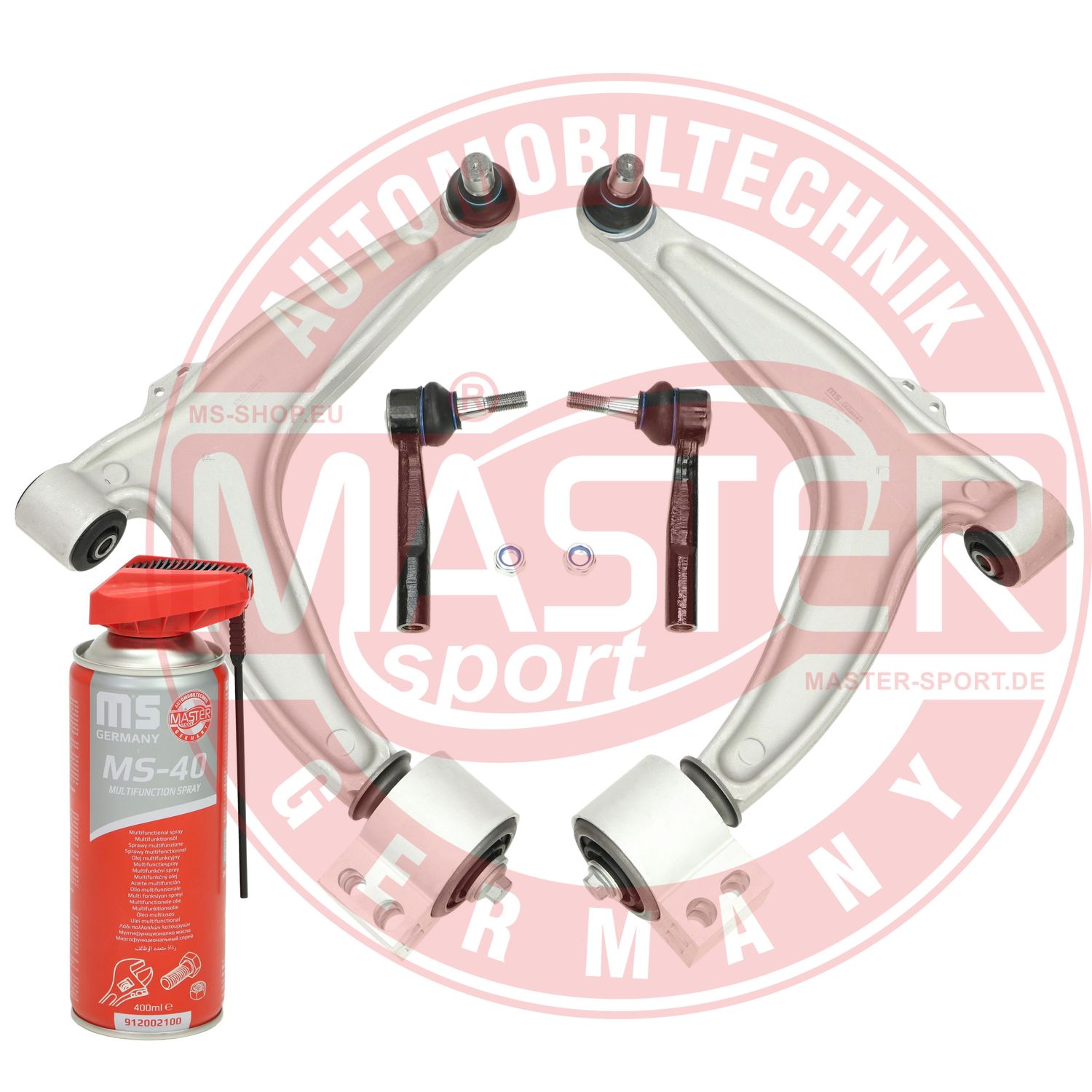 Control/Trailing Arm Kit, wheel suspension (36997/5-KIT-MSP)