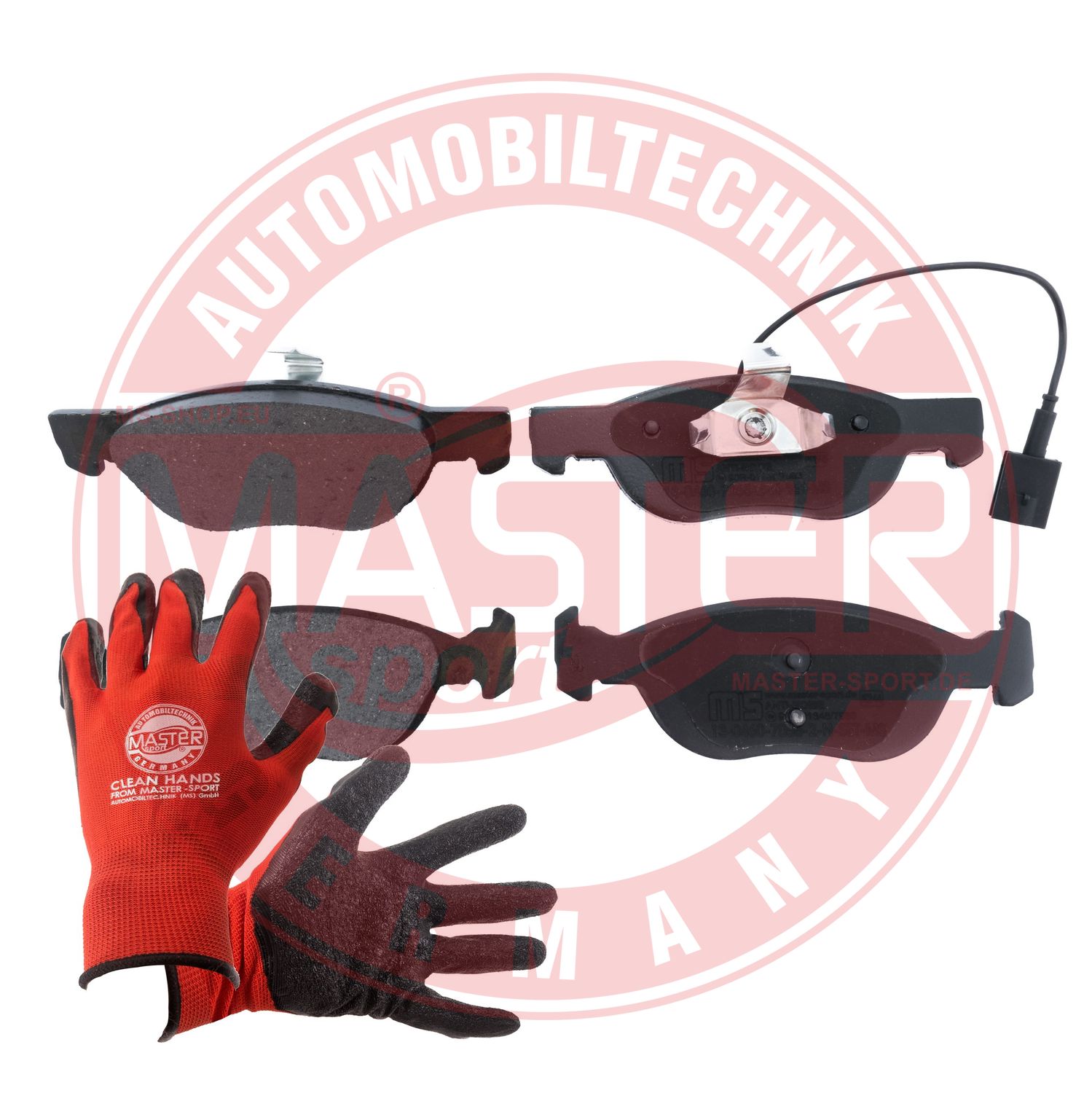 Brake Pad Set, disc brake (13046070652N-SET-MSP)