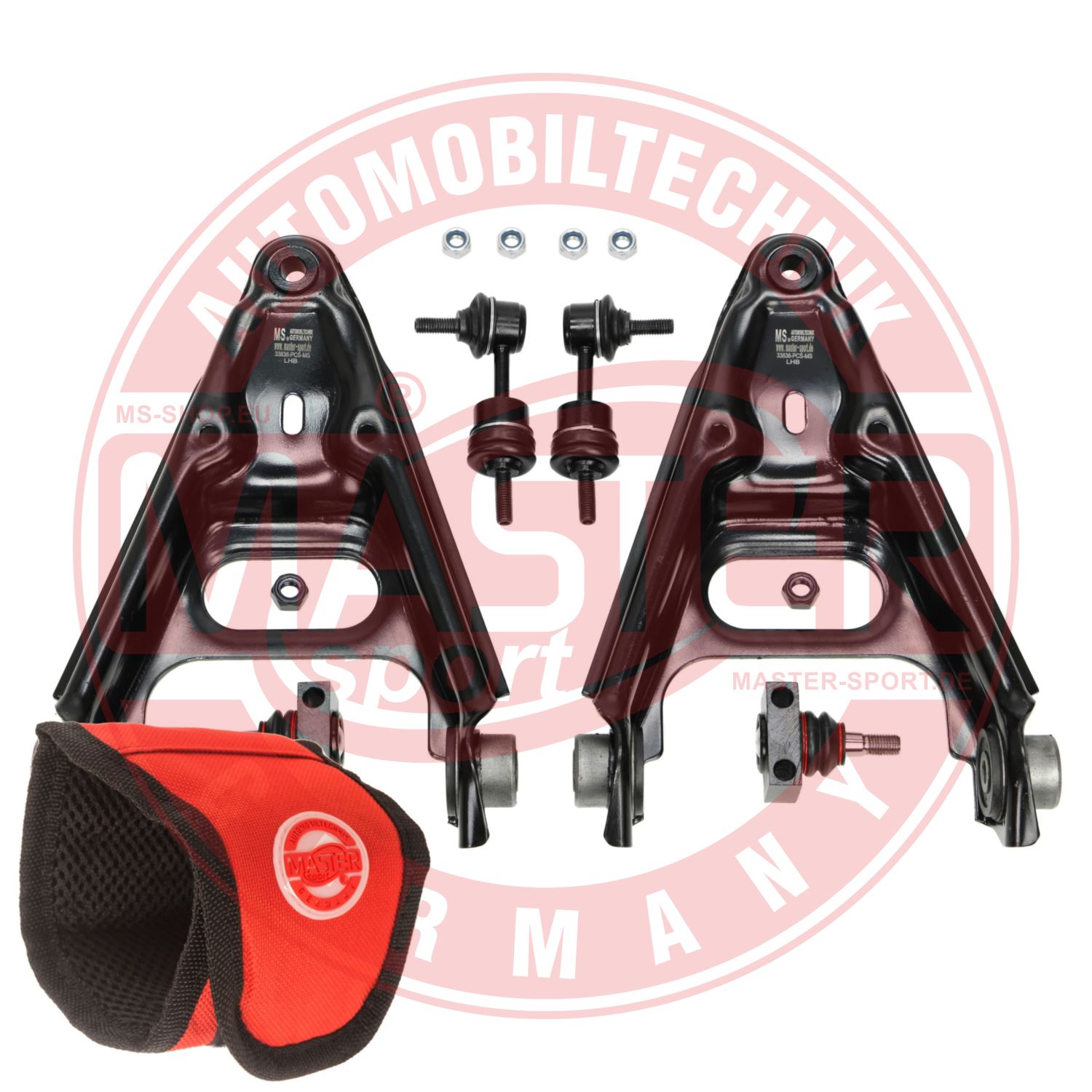 Control/Trailing Arm Kit, wheel suspension (36847-SET-MSM)