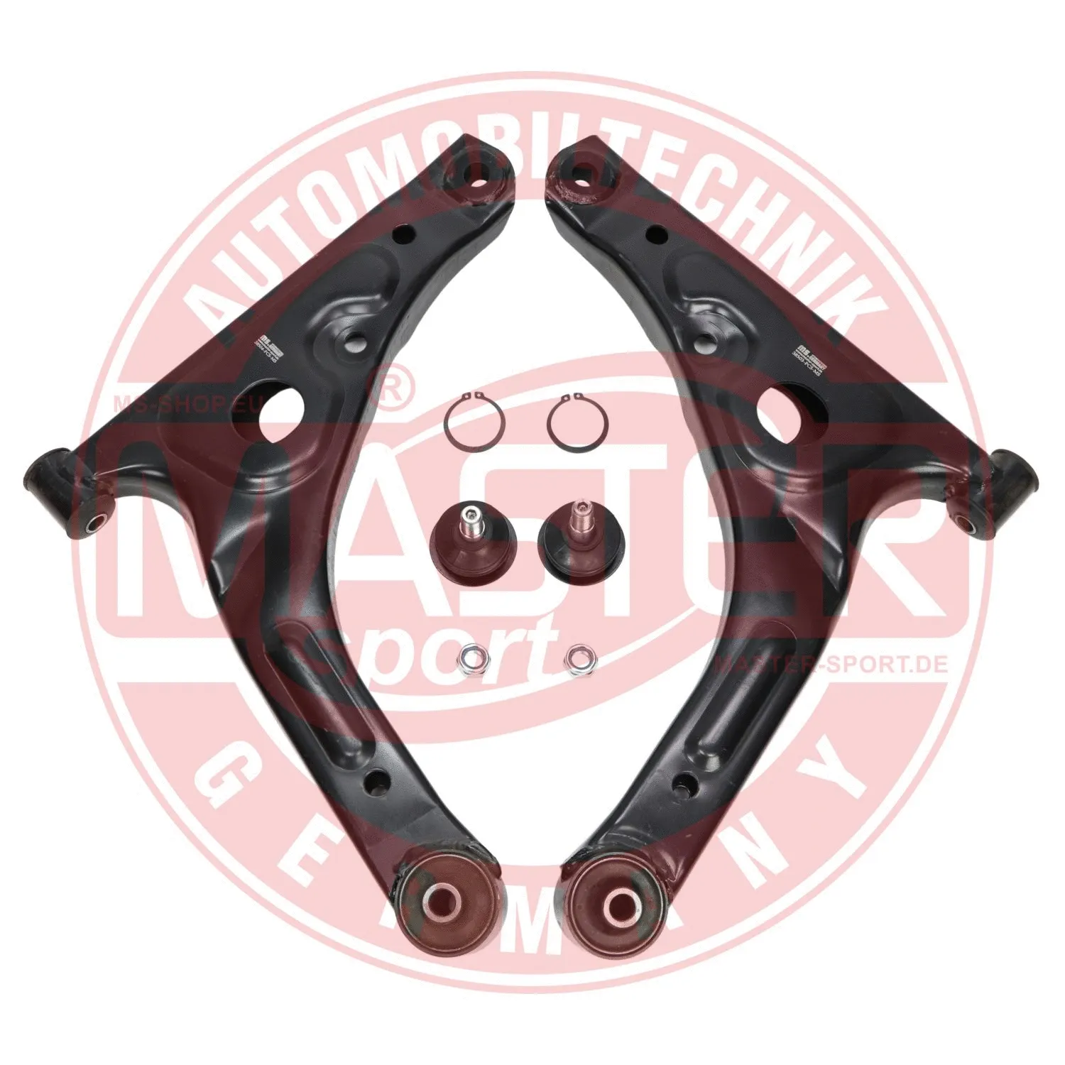 Control/Trailing Arm Kit, wheel suspension