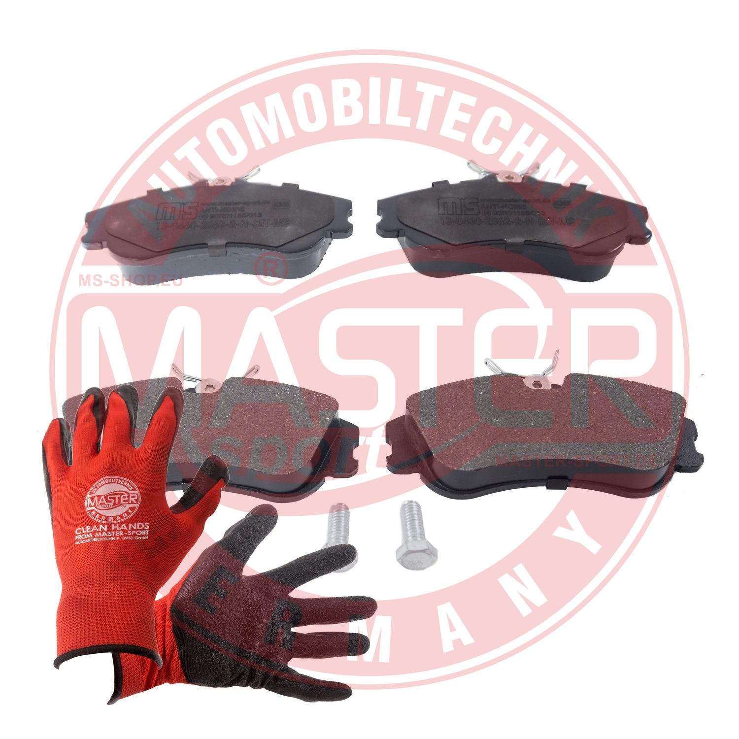 Brake Pad Set, disc brake (13046028622N-SET-MSP)