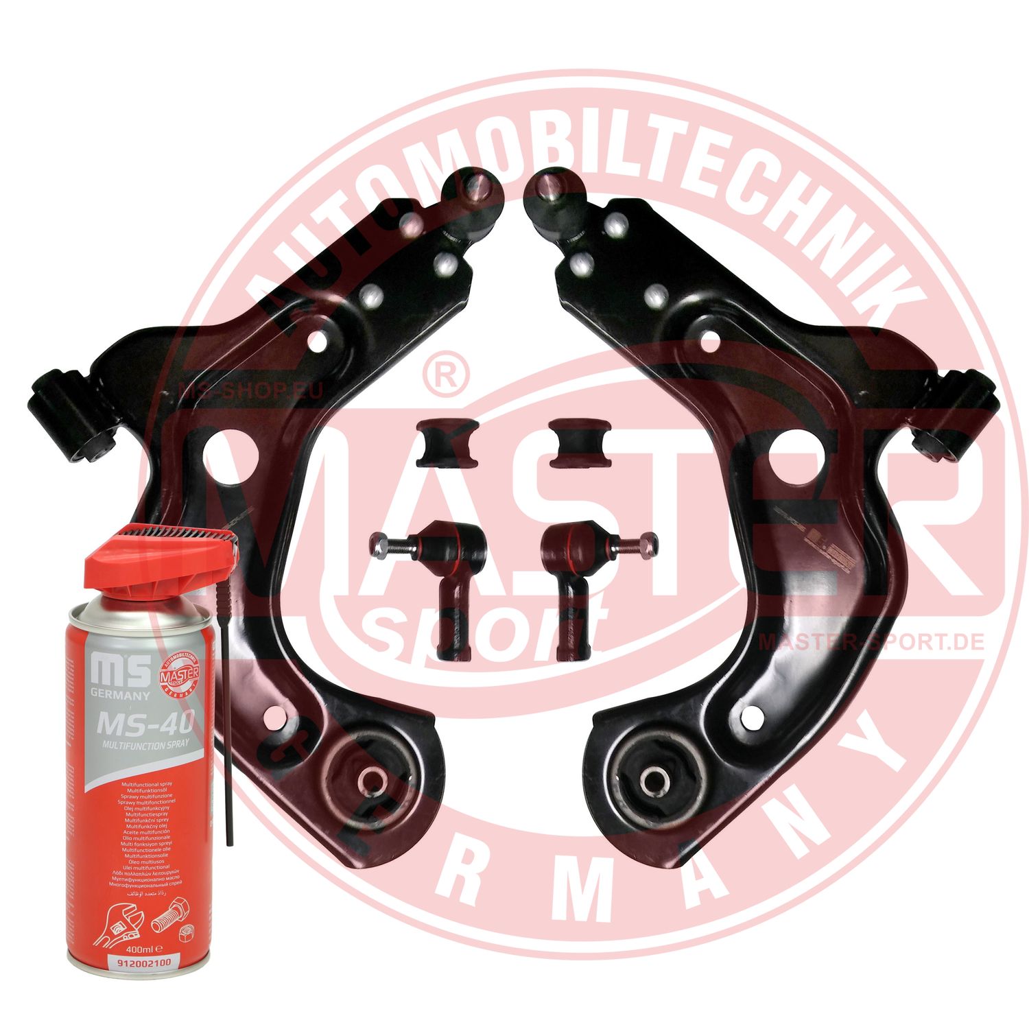 Control/Trailing Arm Kit, wheel suspension (36879-KIT-MSP)