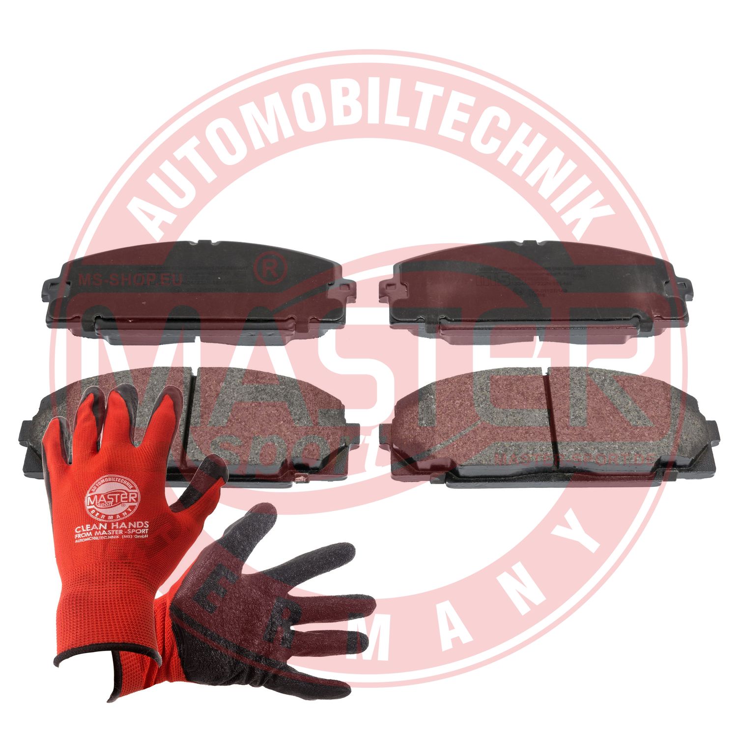 Brake Pad Set, disc brake (13046057222N-SET-MSP)