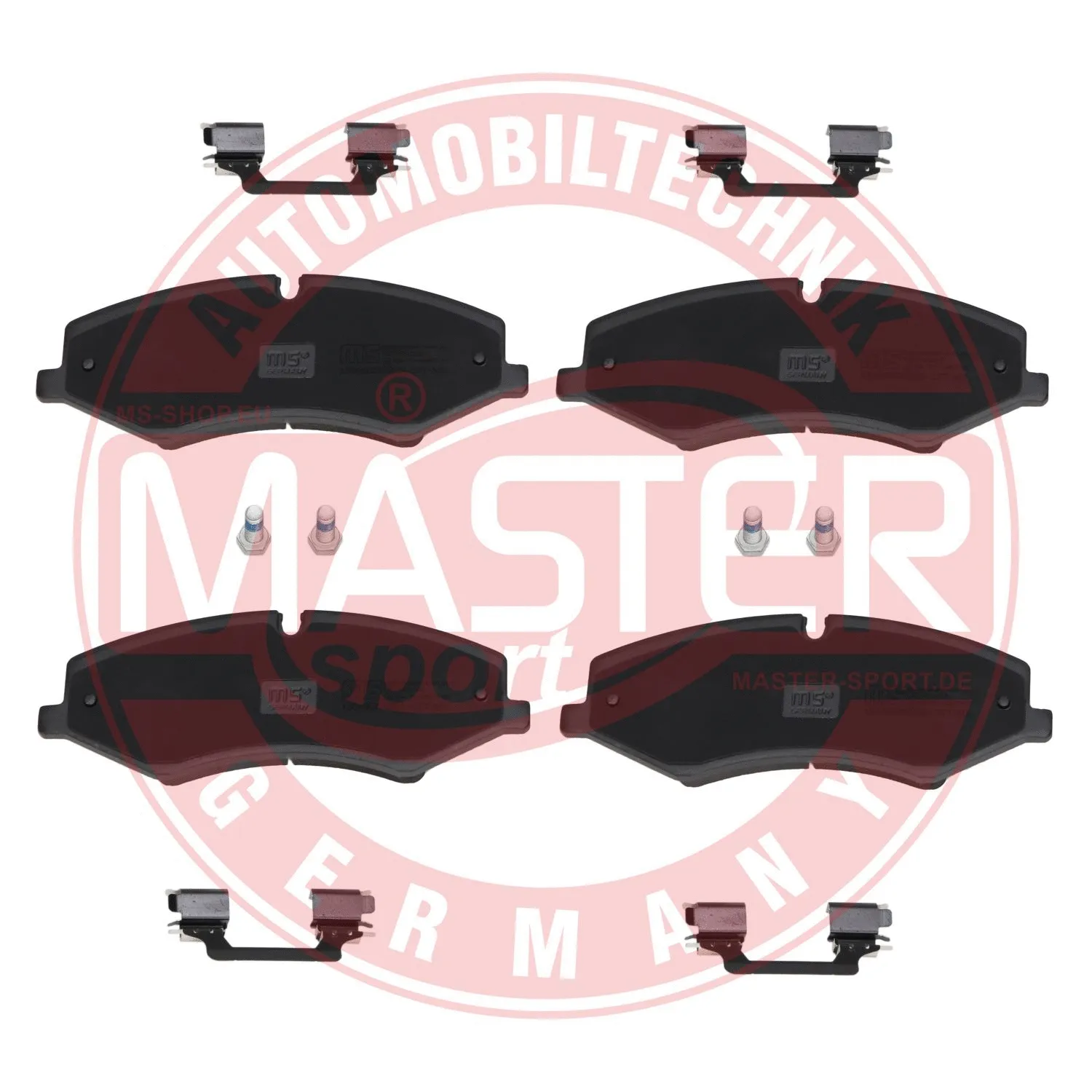 Brake Pad Set, disc brake (13046027622N-SET-MS)