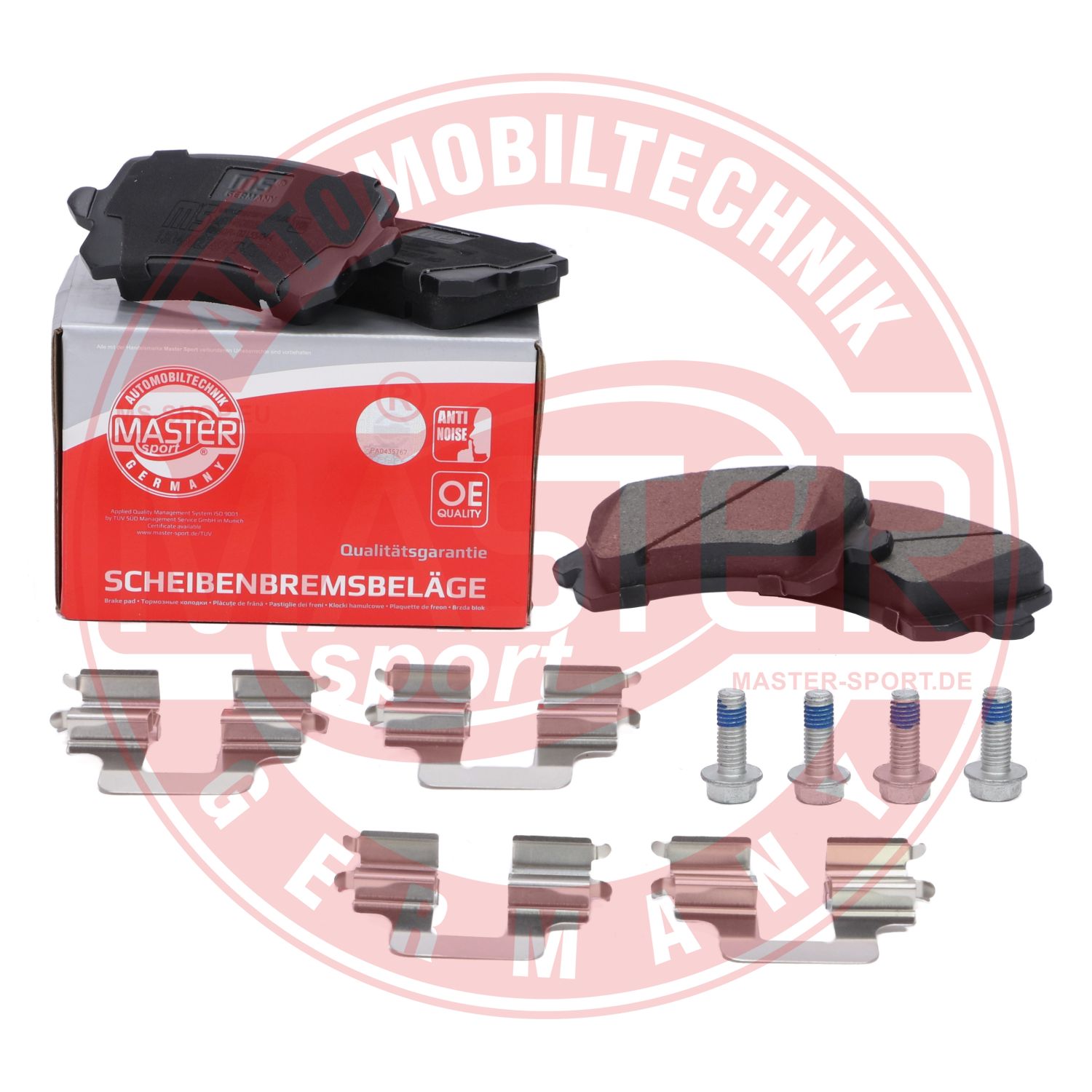 Brake Pad Set, disc brake (13046027492T-SET-MS)