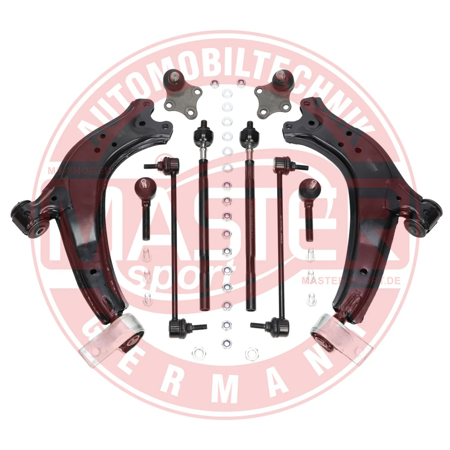 Control/Trailing Arm Kit, wheel suspension (37169/3-KIT-MS)