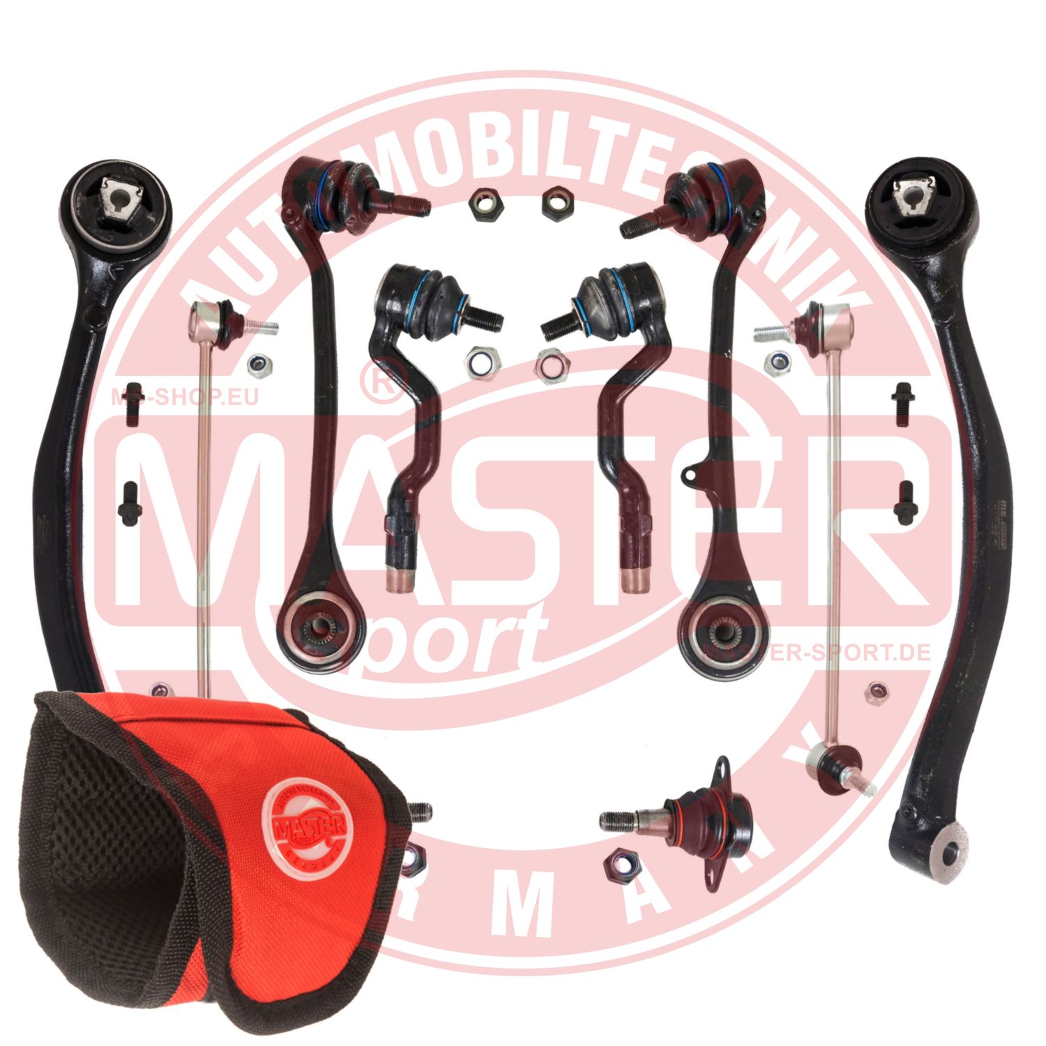 Control/Trailing Arm Kit, wheel suspension (36858-KIT-MSM)