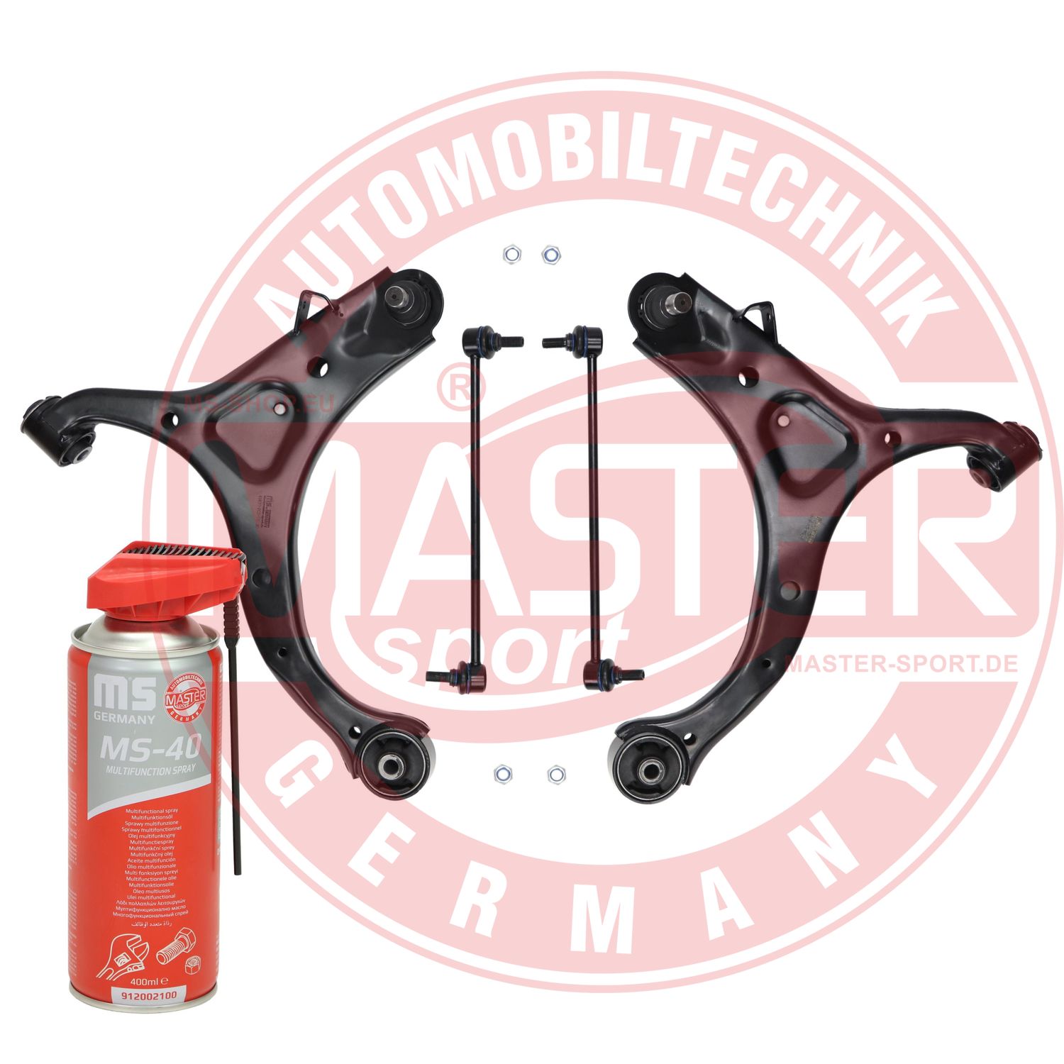 Control/Trailing Arm Kit, wheel suspension (37161/1-KIT-MSP)