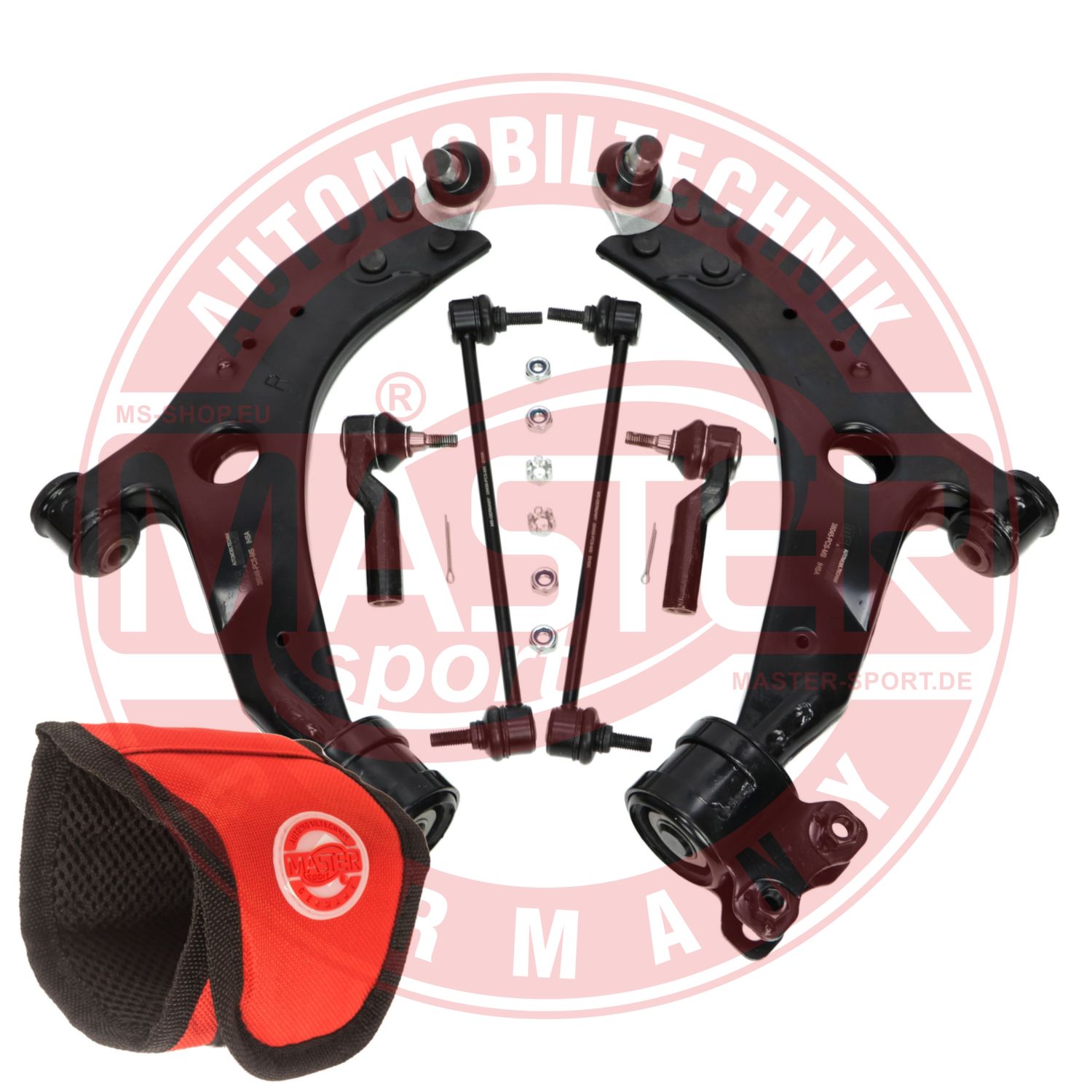 Control/Trailing Arm Kit, wheel suspension (36974-KIT-MSM)