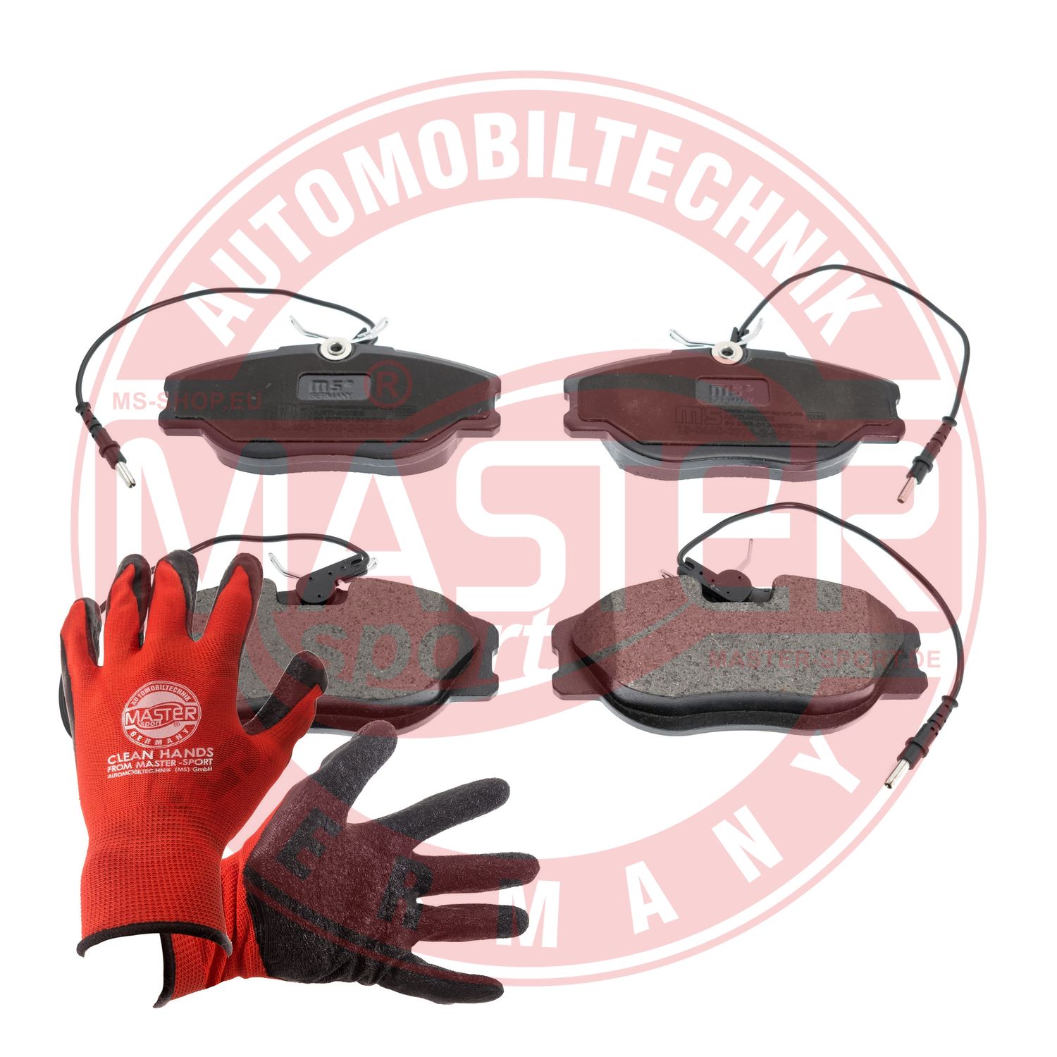 Brake Pad Set, disc brake (13046029782N-SET-MSP)